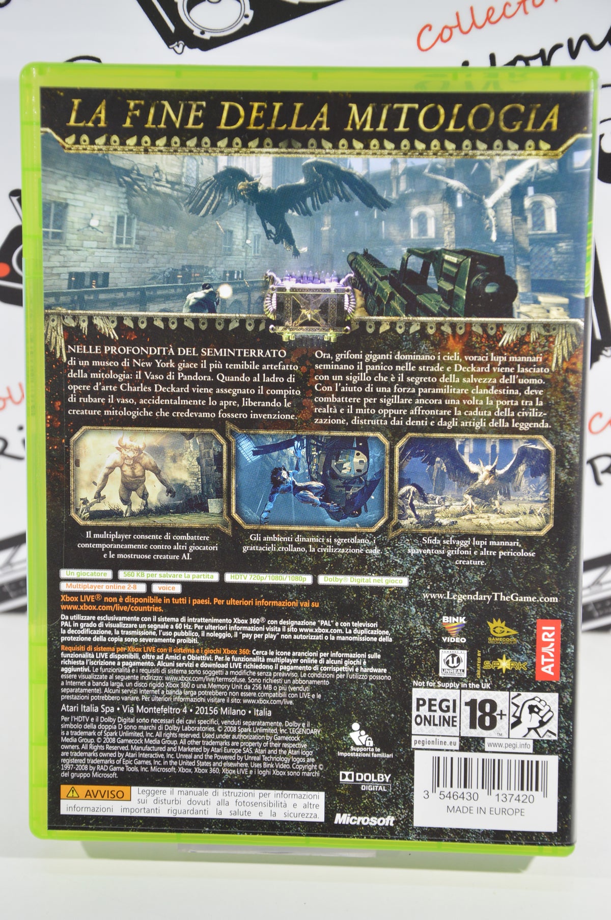 Legendary Xbox 360 18+ Multilingua