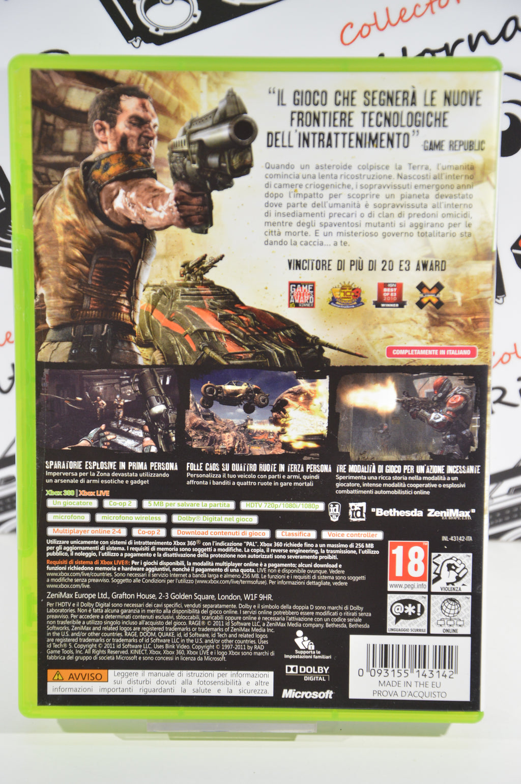 Rage anarchy edition Xbox 360 18+ Multilingua
