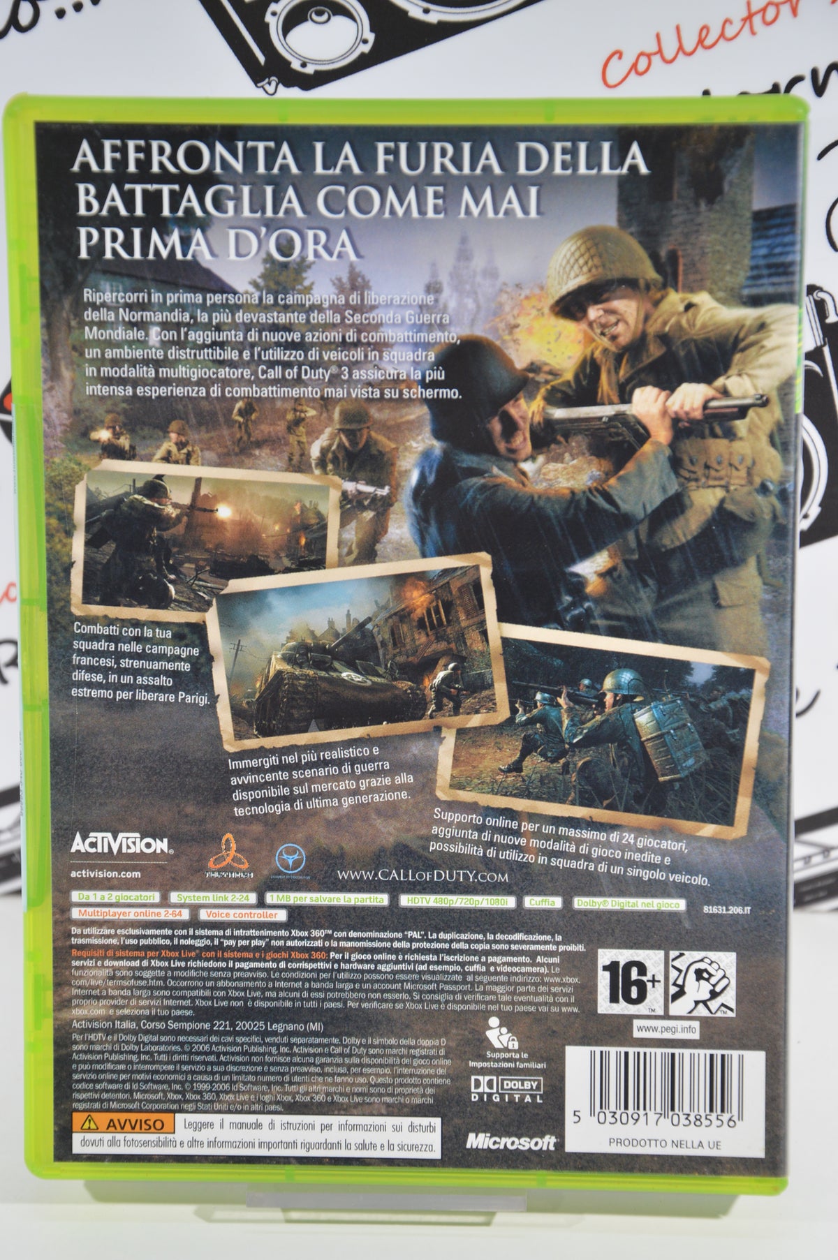 Call of Duty 3 Xbox 360 16+ Multilingua