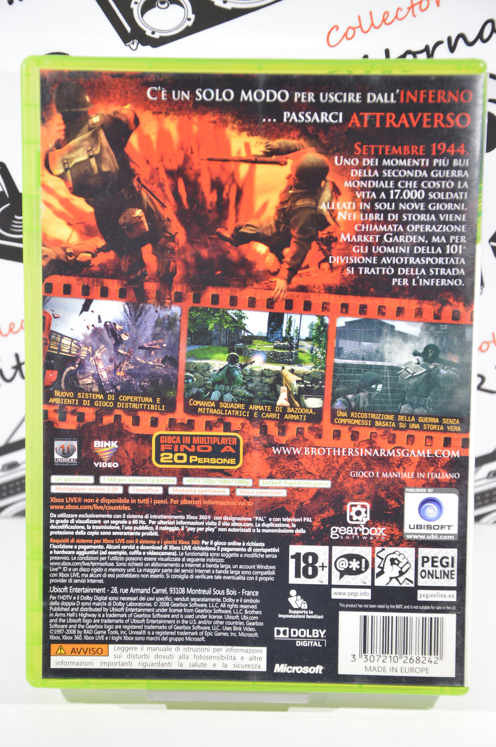 Brothers in arms Hell's highway Xbox 360 18+ Multilingua
