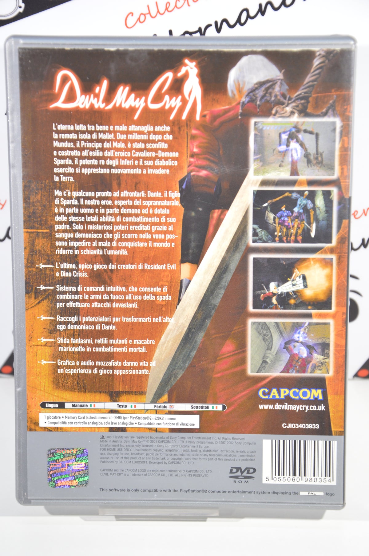 Devil May Cry platinum PlayStation 2 15+ Multilingua
