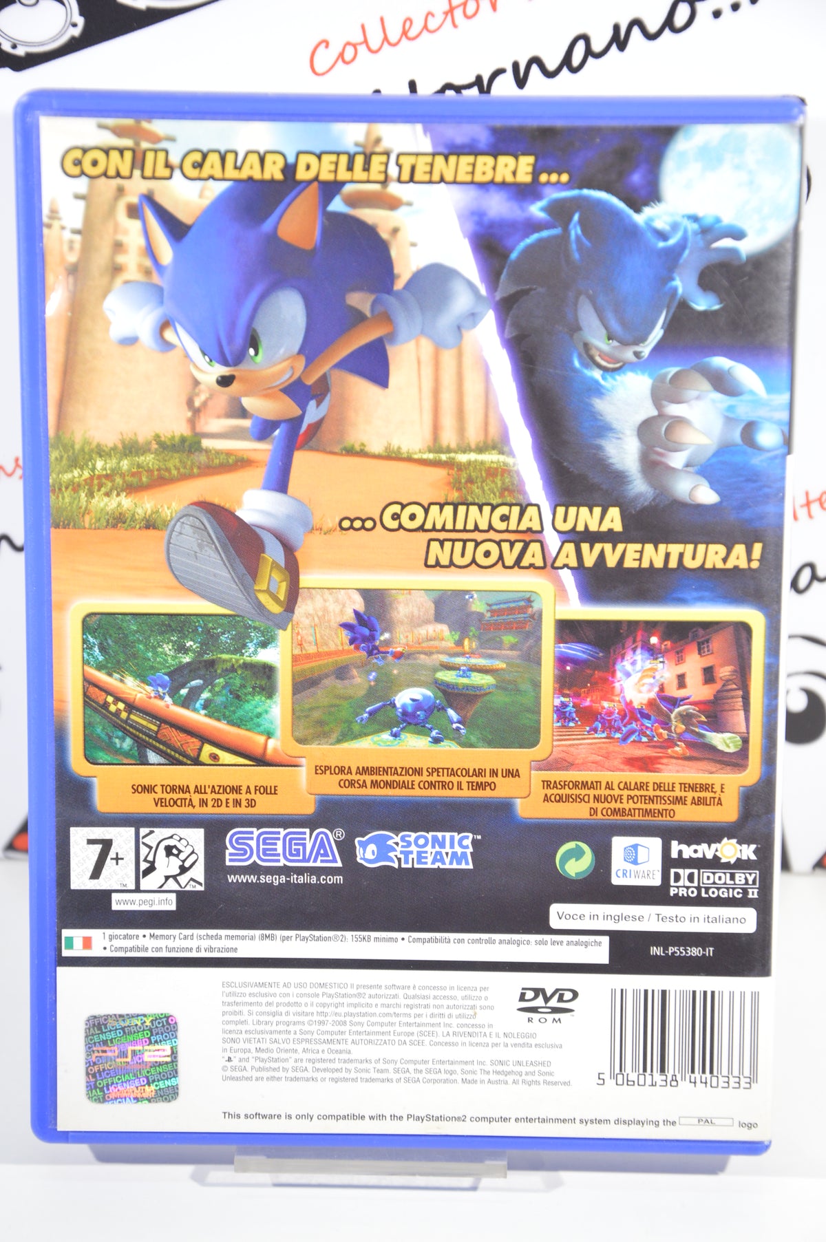Sonic Unleashed PlayStation 2 7+ Multilingua
