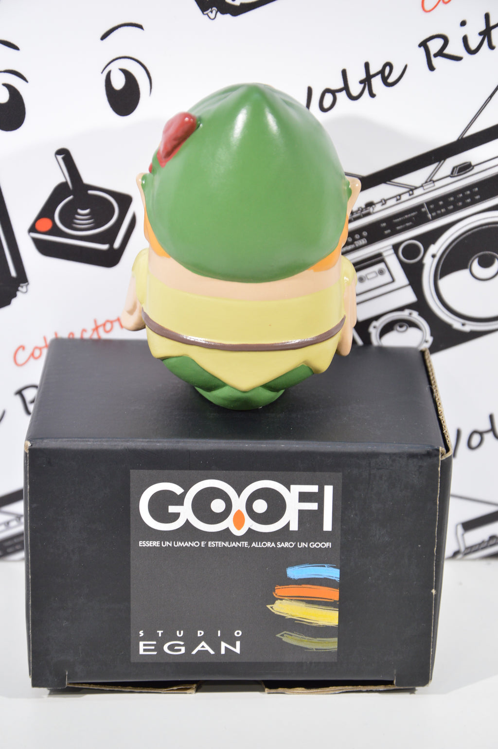 Goofi studio Egan Peter Pan idea regalo gufi da collezione in ceramica