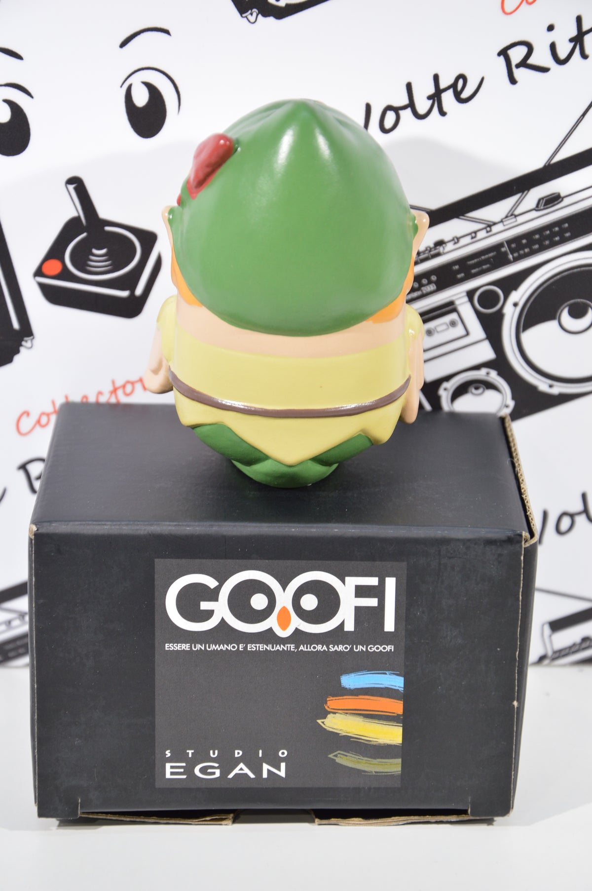 Goofi studio Egan Peter Pan idea regalo gufi da collezione in ceramica