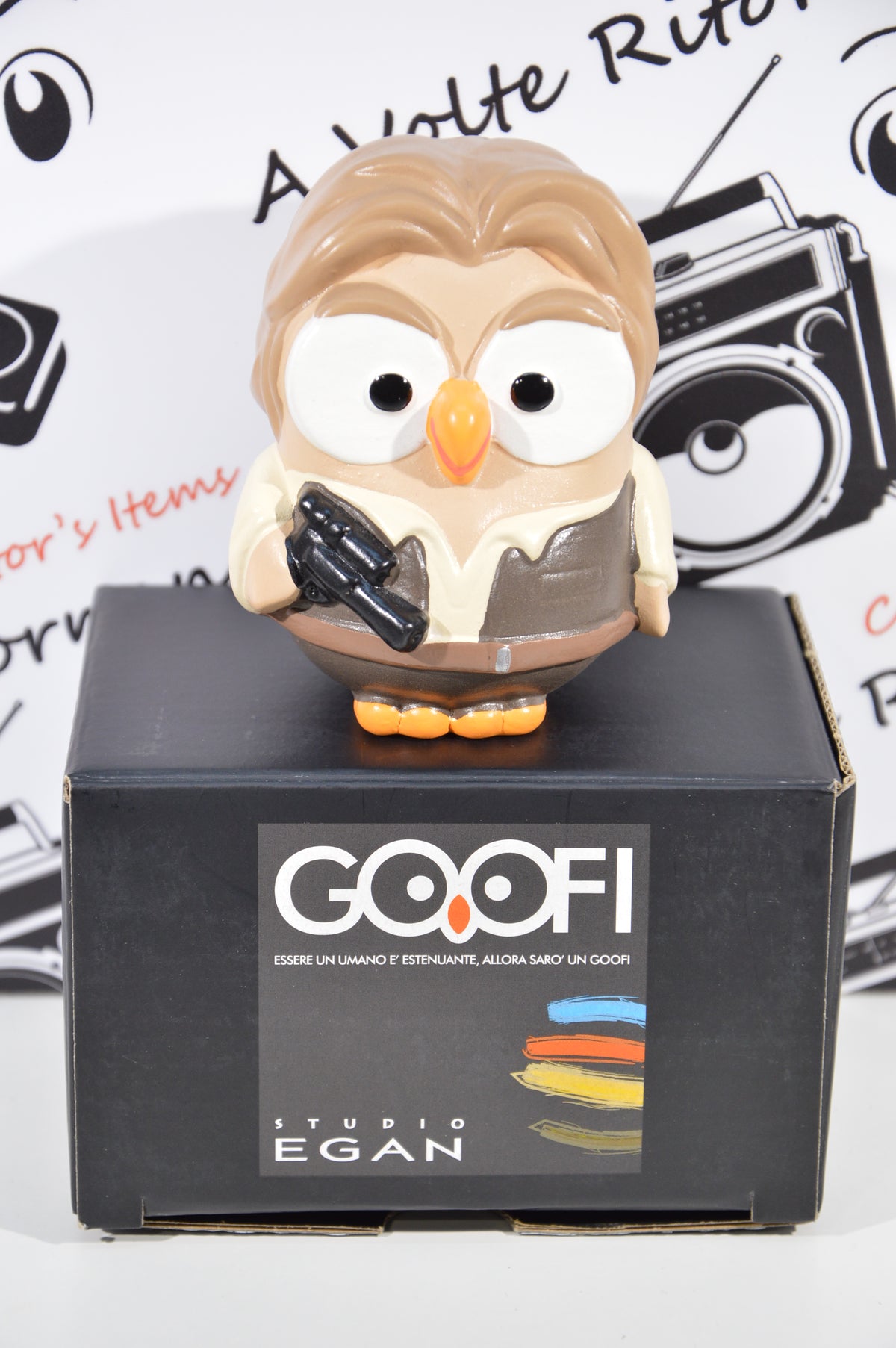 Goofi studio Egan Han Solo idea regalo gufi da collezione in ceramica
