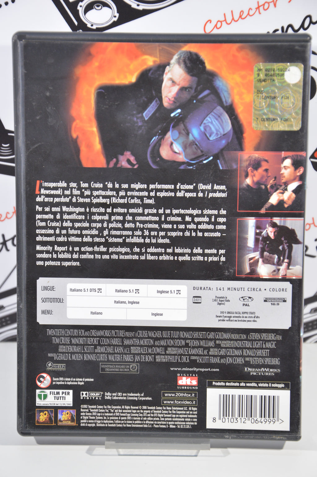 Minority Report Dvd