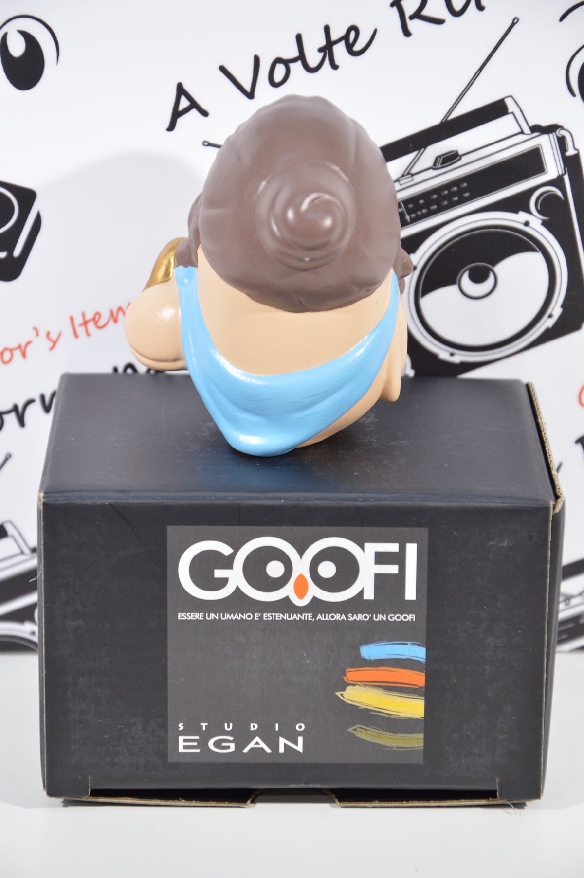 Goofi studio Egan Acquario zodiaco idea regalo gufi da collezione in ceramica