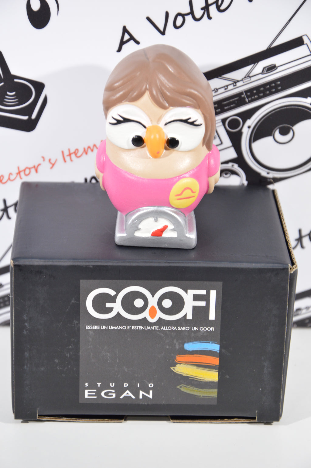 Goofi studio Egan Bilancia zodiaco idea regalo gufi da collezione in ceramica