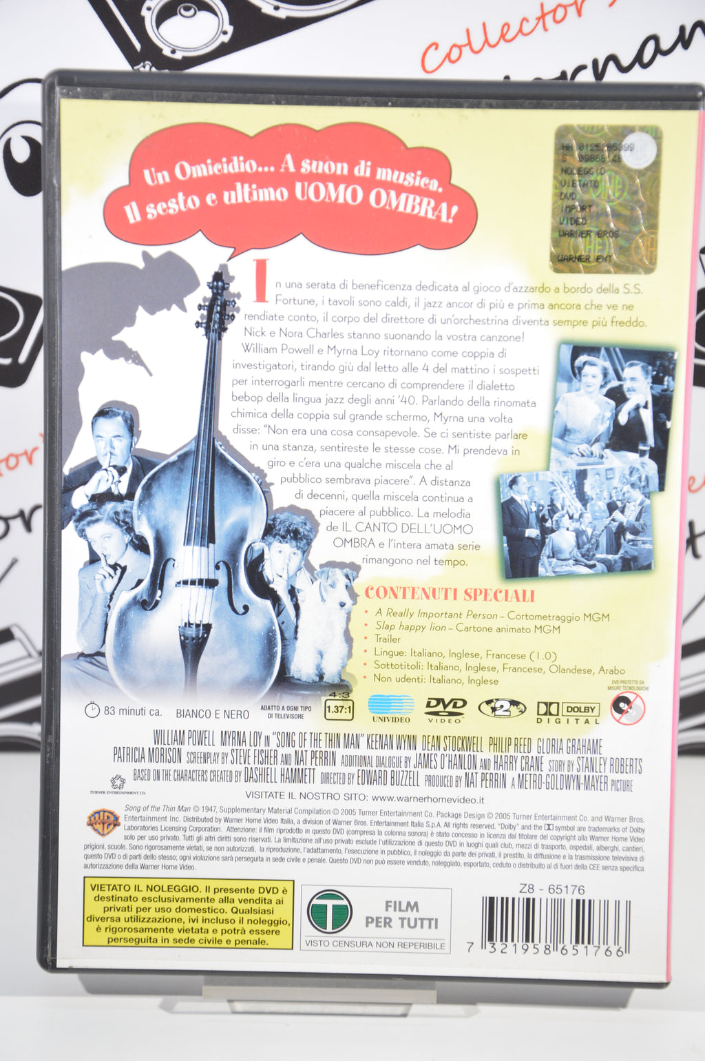 Il canto dell'uomo ombra Dvd