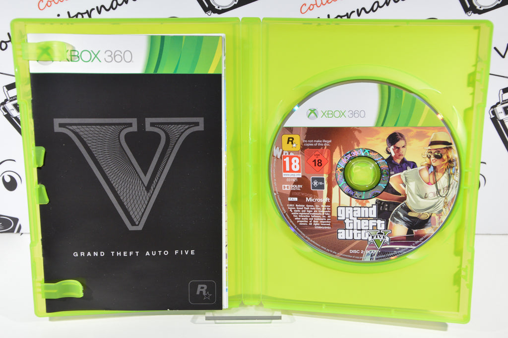 Grand theft auto V Gta V Xbox 360 18+ Multilingua con mappa