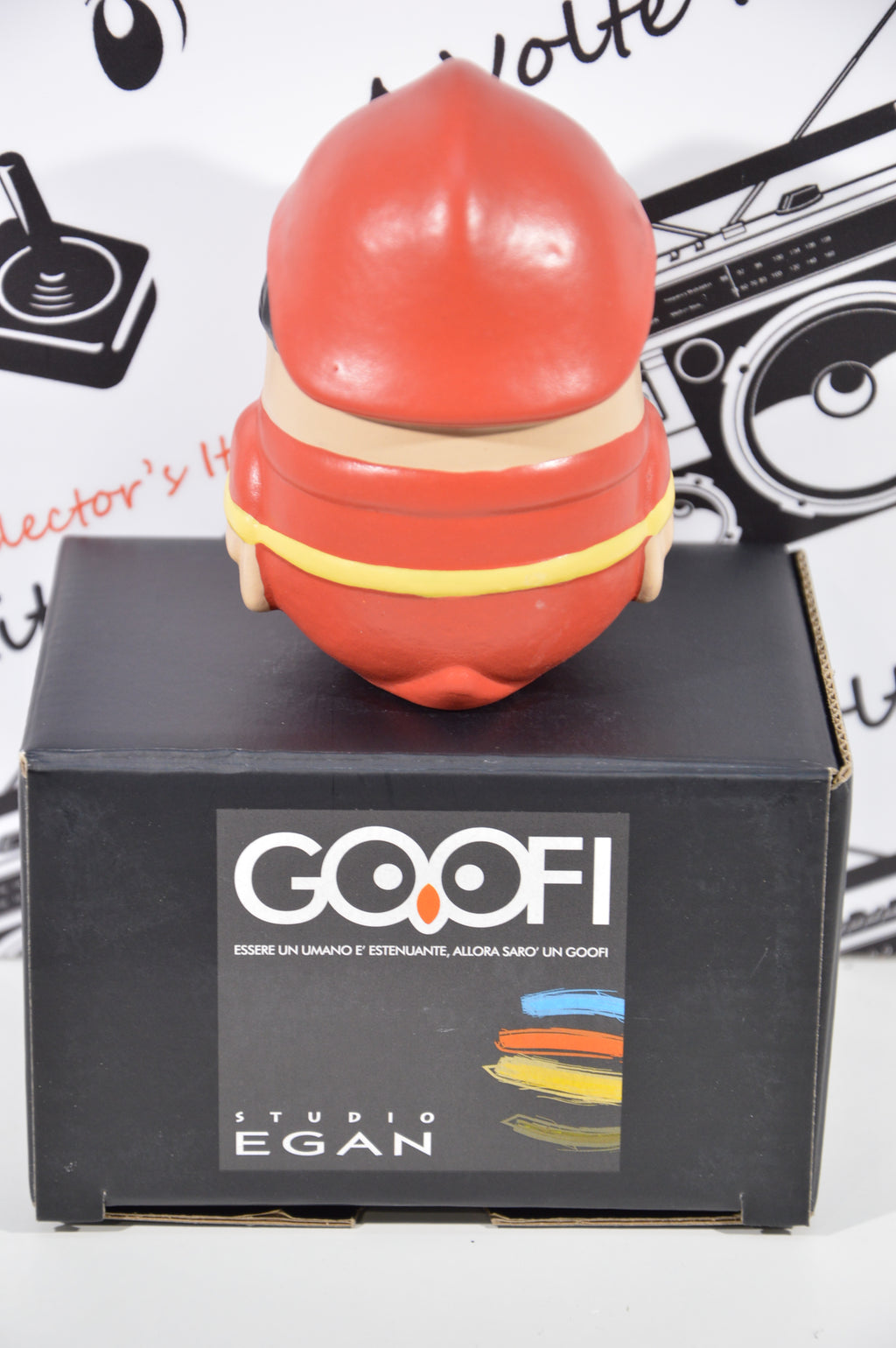 Goofi studio Egan vigile del fuoco idea regalo gufi da collezione in ceramica
