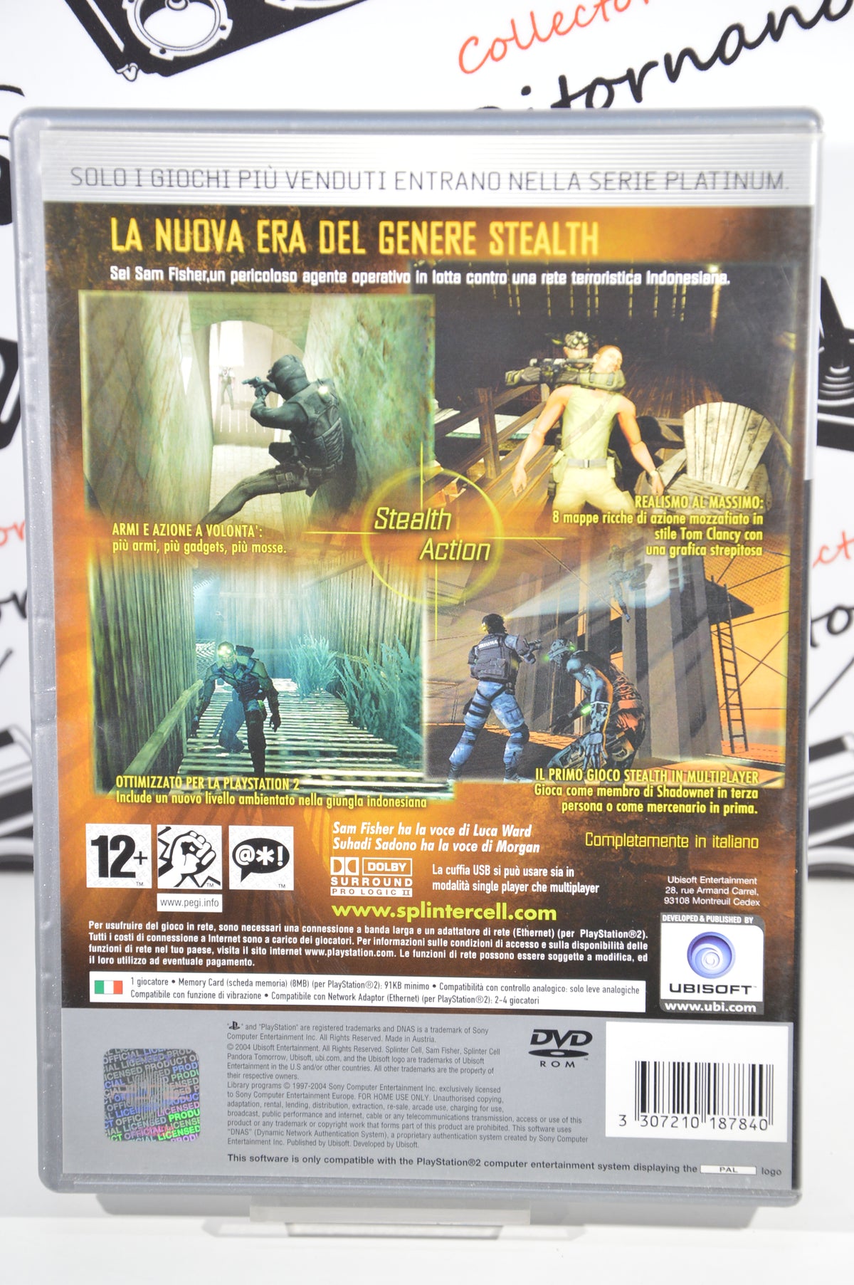 Splinter cell Pandora tomorrow platinum PlayStation 2 12+ Multilingua