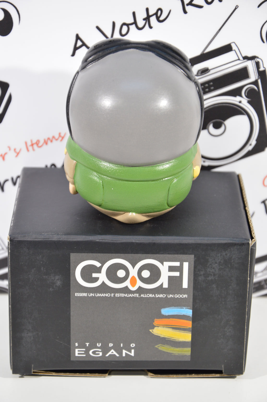 Goofi studio Egan Aviatore idea regalo gufi da collezione in ceramica