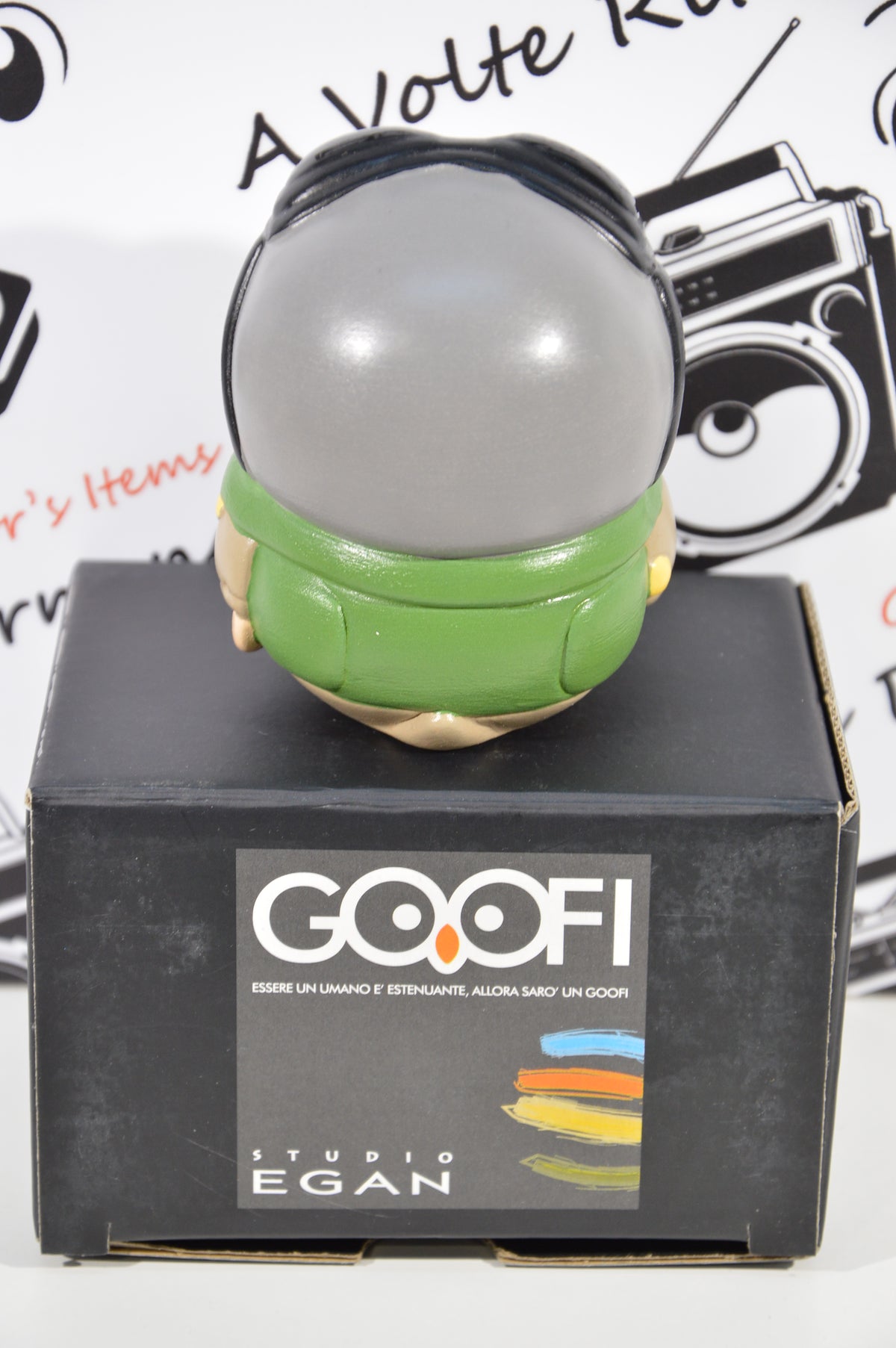 Goofi studio Egan Aviatore idea regalo gufi da collezione in ceramica