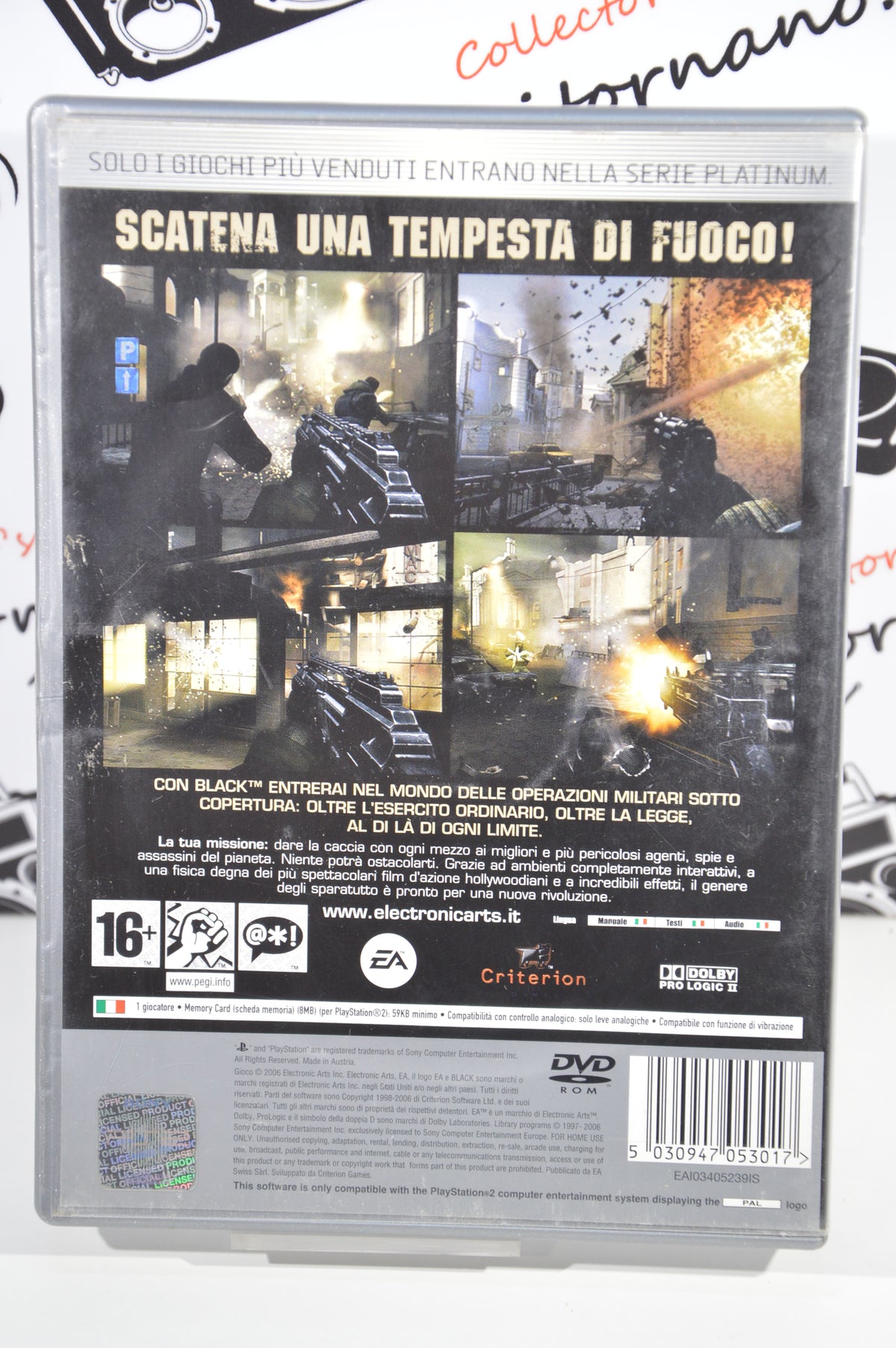 Black platinum PlayStation 2 16+ Multilingua