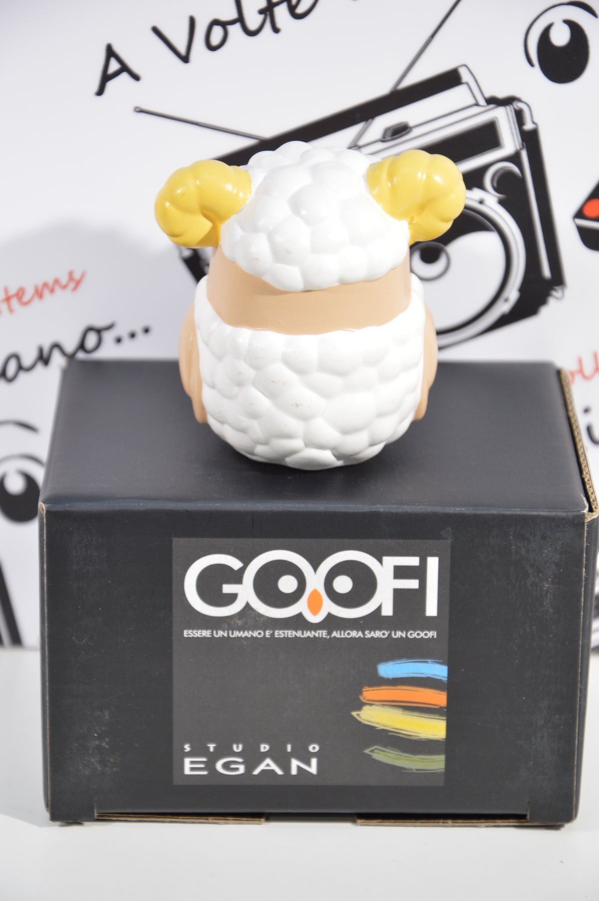 Goofi studio Ariete zodiaco idea regalo gufi da collezione in ceramica