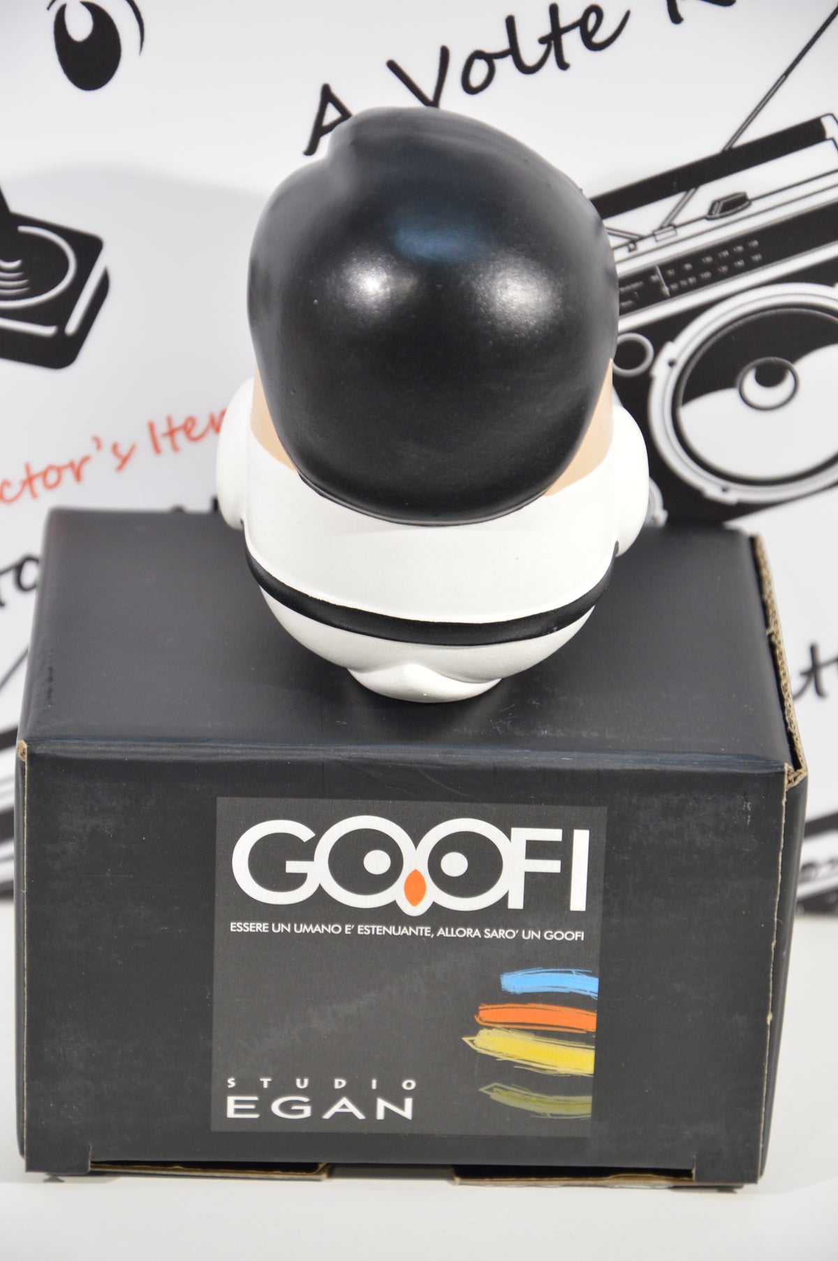 Goofi studio Judo idea regalo gufi da collezione in ceramica