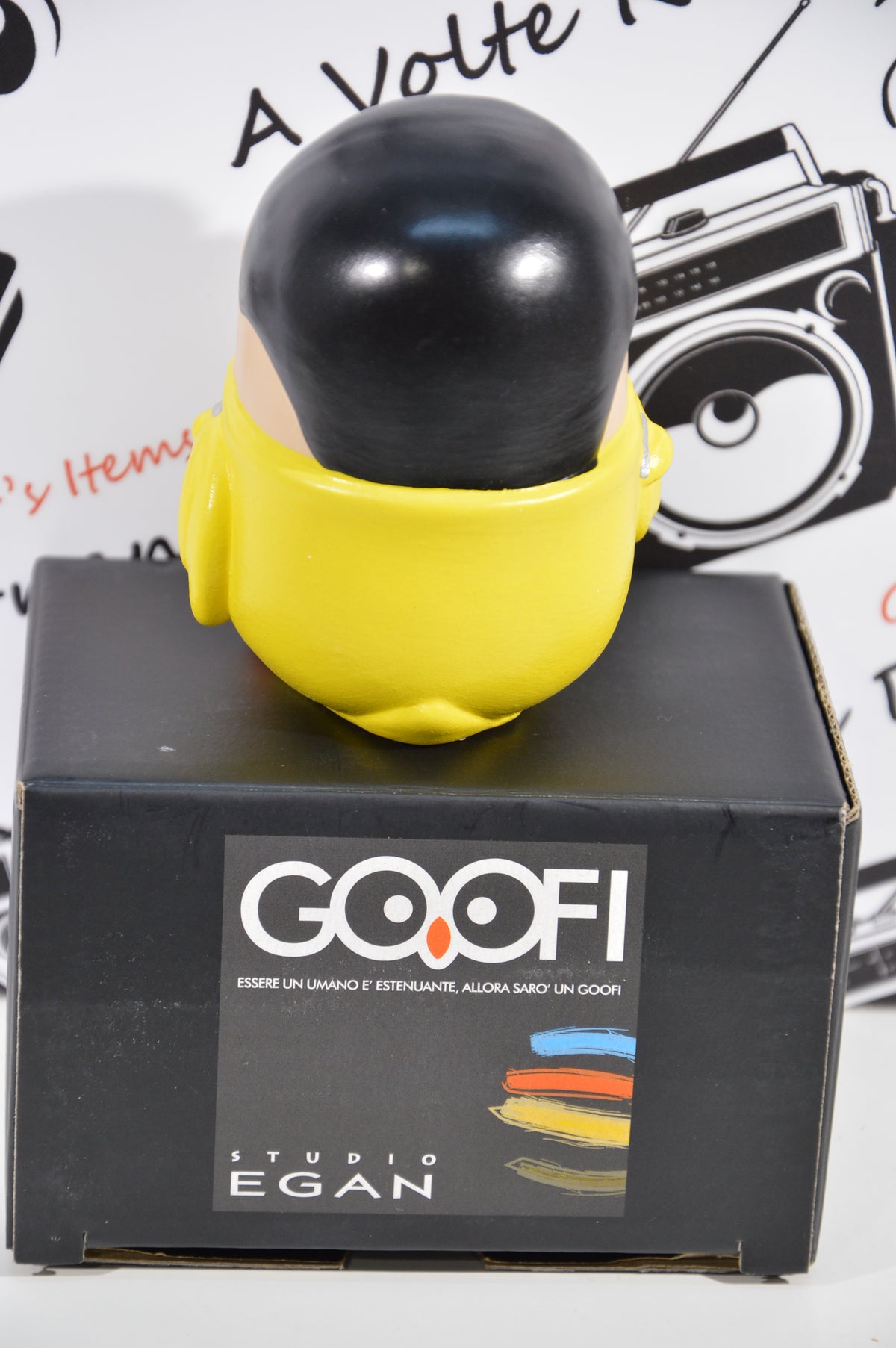 Goofi studio Freddy Mercury idea regalo gufi da collezione in ceramica