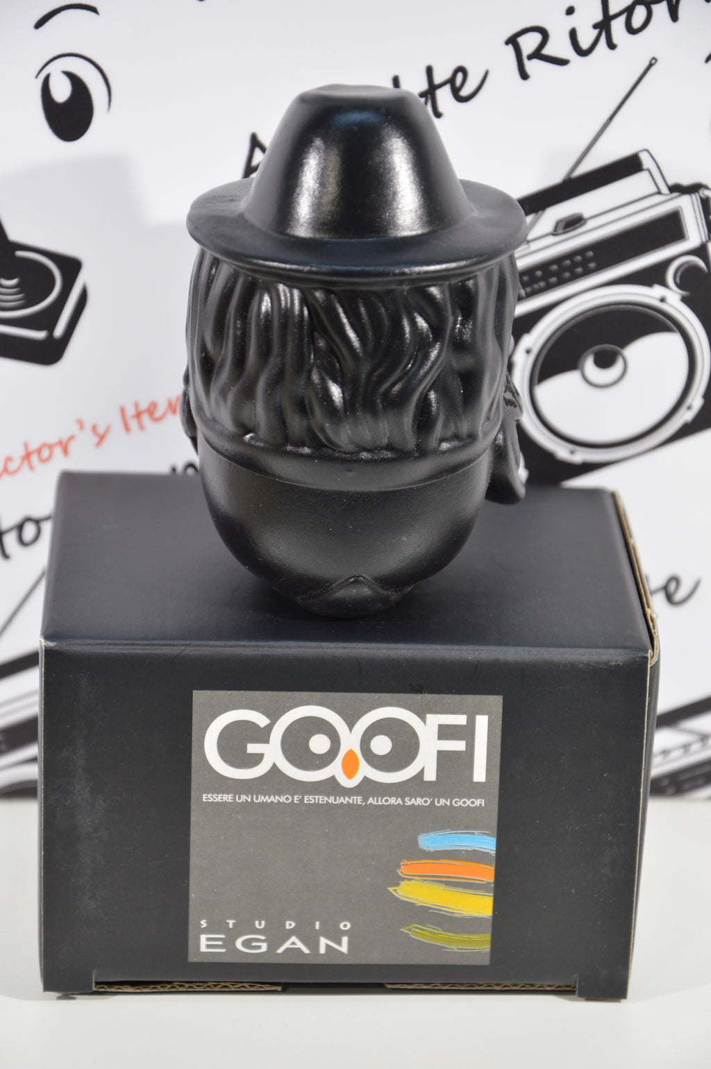 Goofi studio Michael Jackson idea regalo gufi da collezione in ceramica