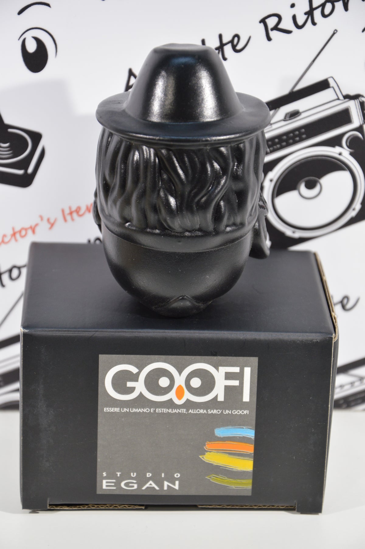Goofi studio Michael Jackson idea regalo gufi da collezione in ceramica