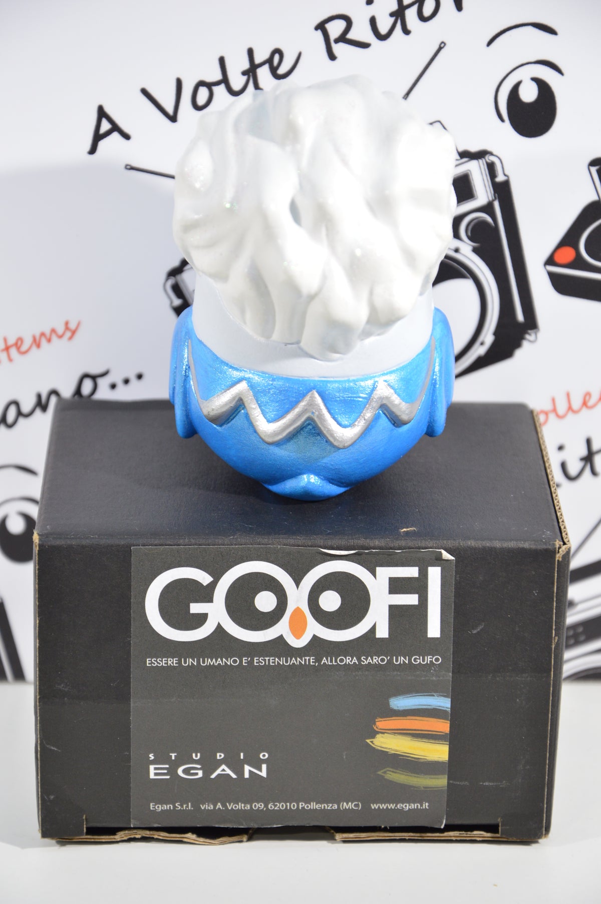 Goofi studio Jack Frost idea regalo gufi da collezione in ceramica