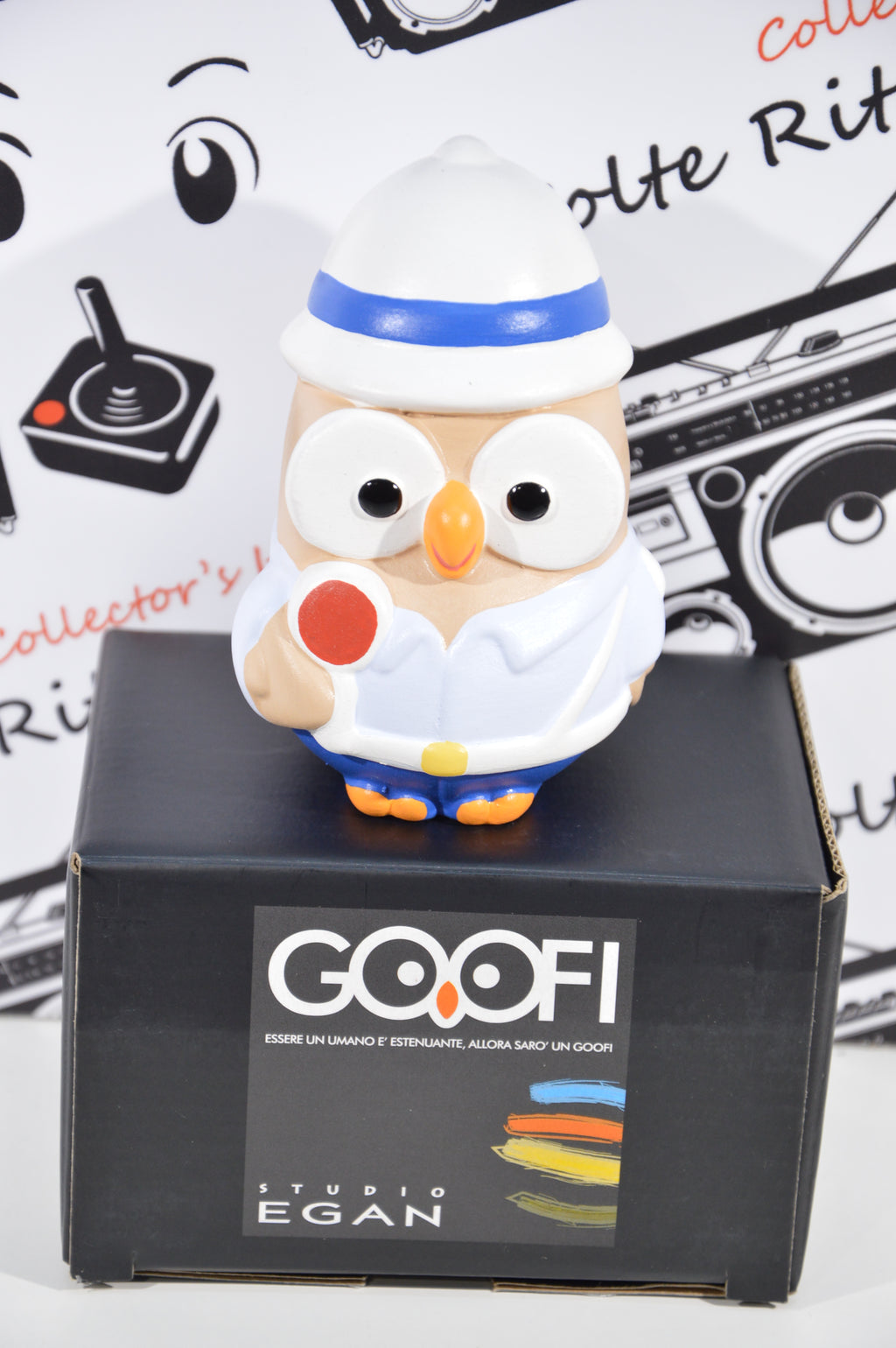 Goofi studio vigile urbano idea regalo gufi da collezione in ceramica