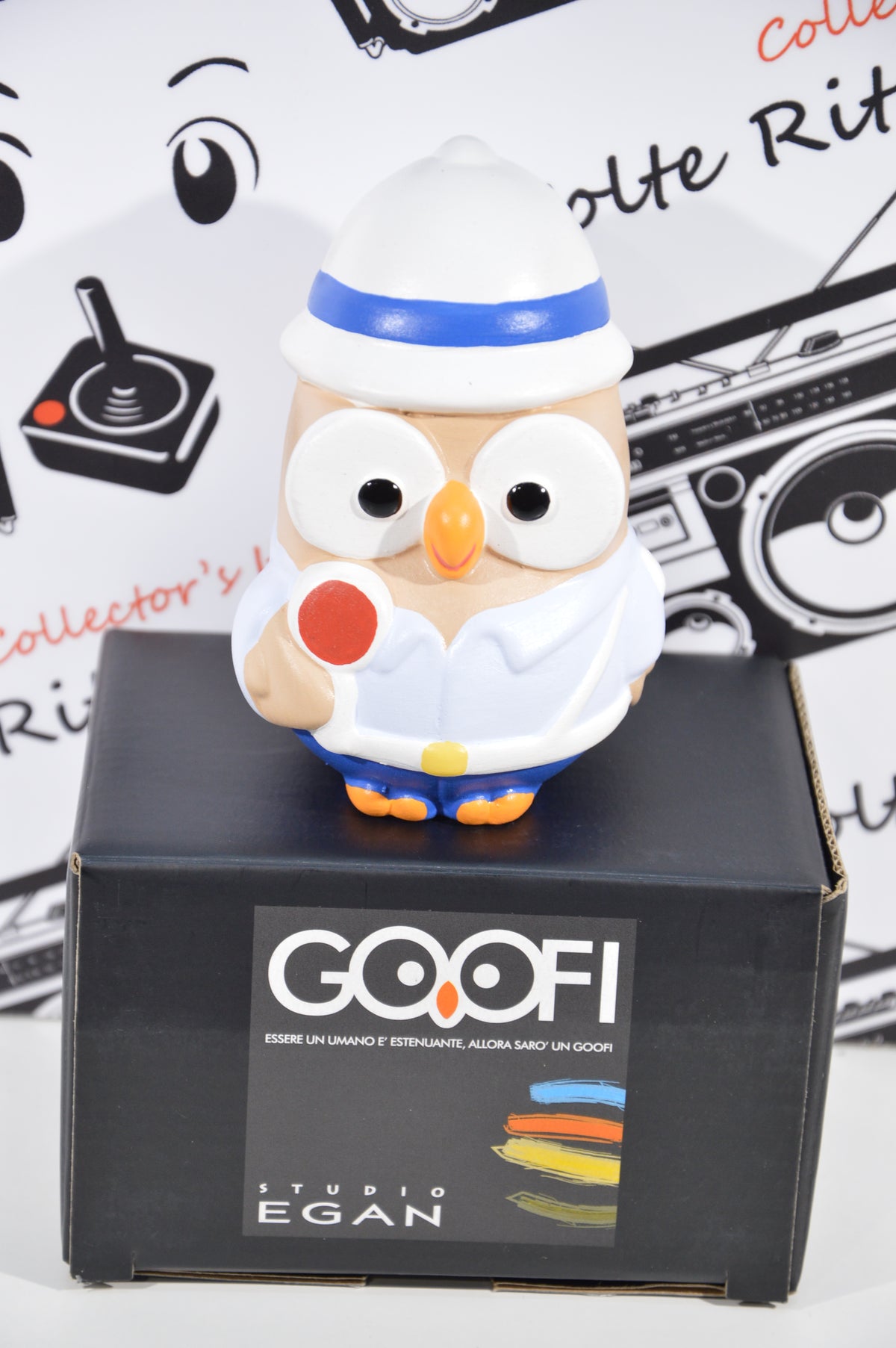 Goofi studio vigile urbano idea regalo gufi da collezione in ceramica