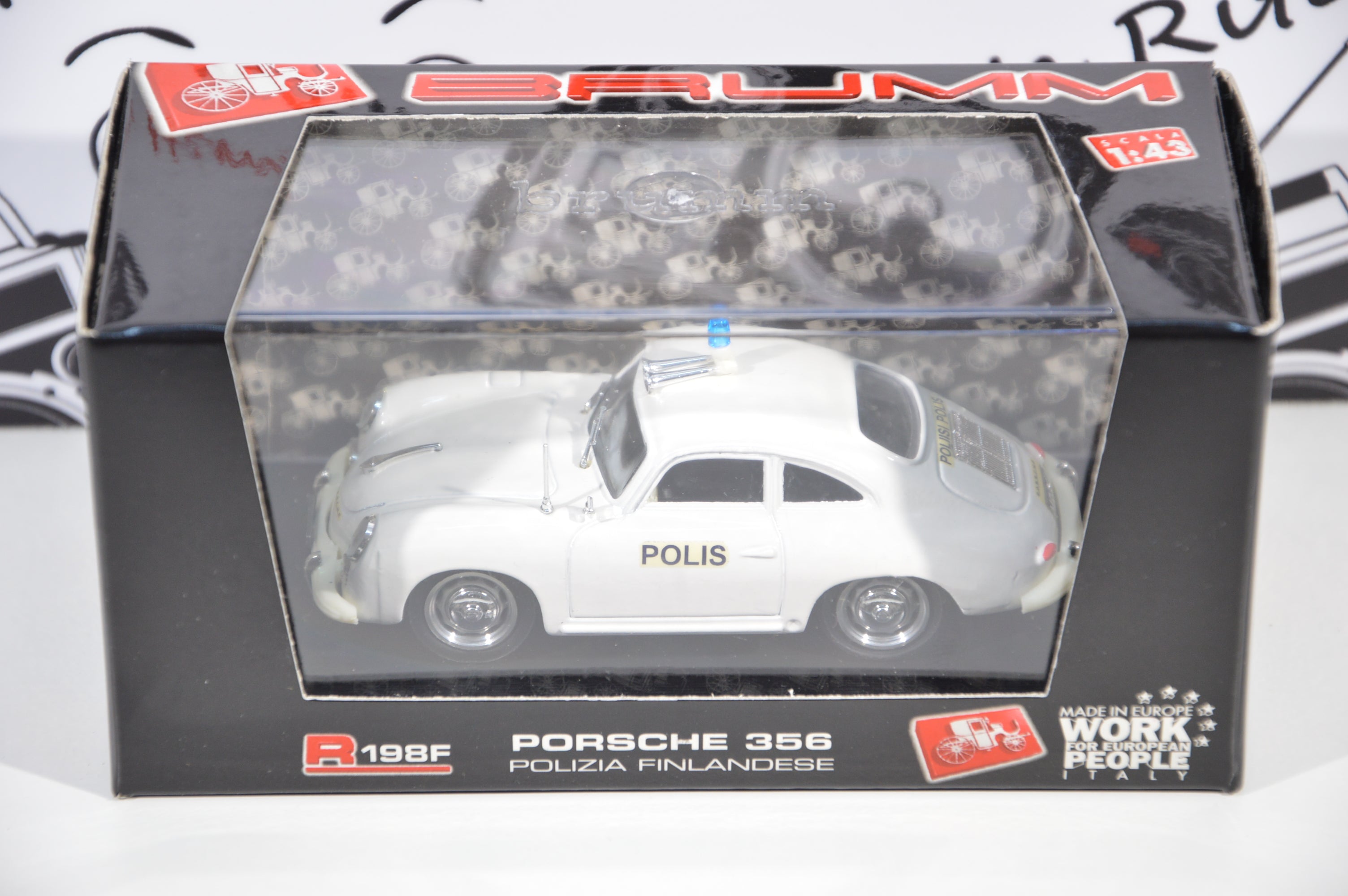 Porsche 356 Polizia Finlandese Brumm