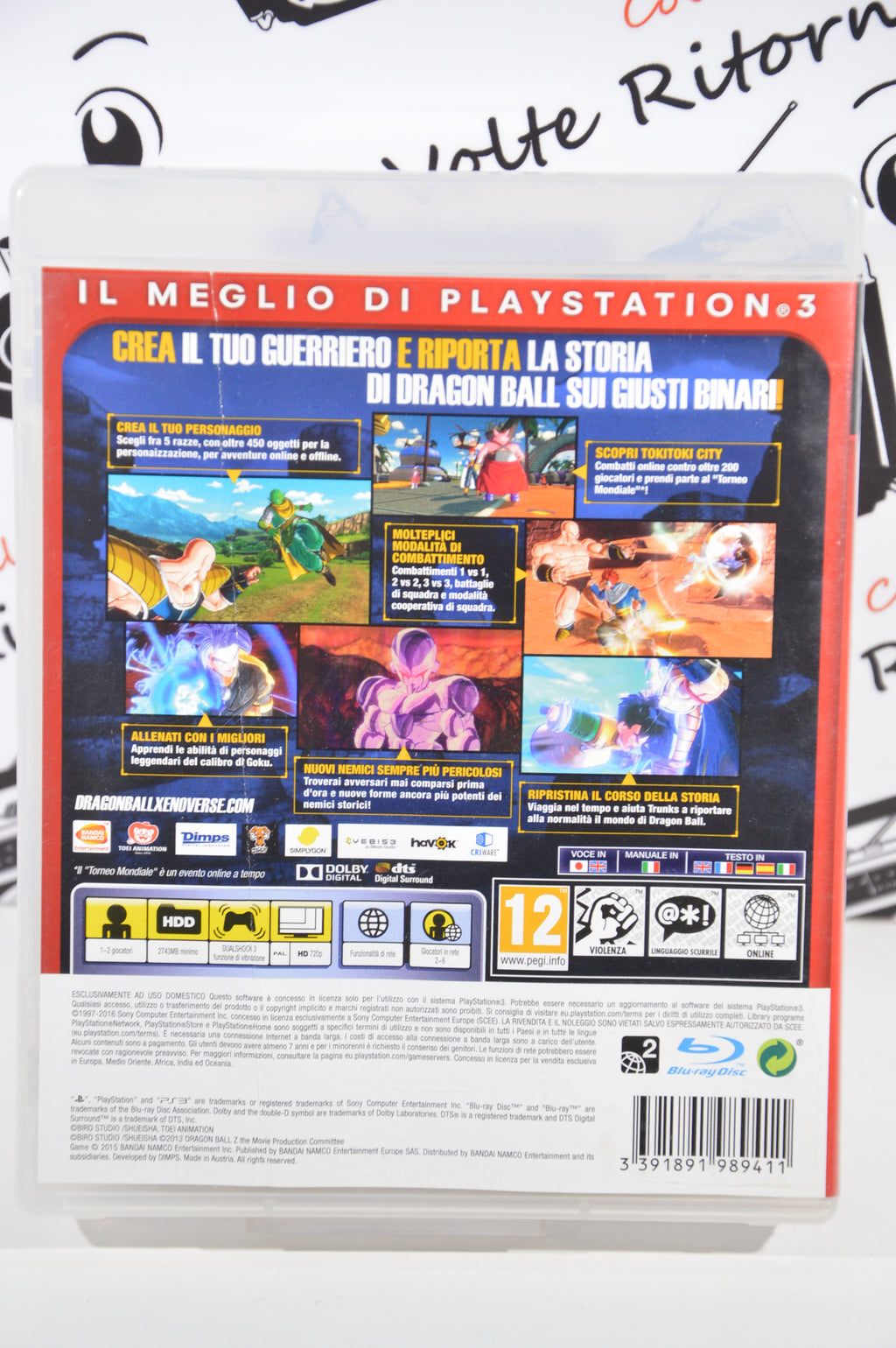 Dragonball Xenoverse PlayStation 3 12+ Multilingua