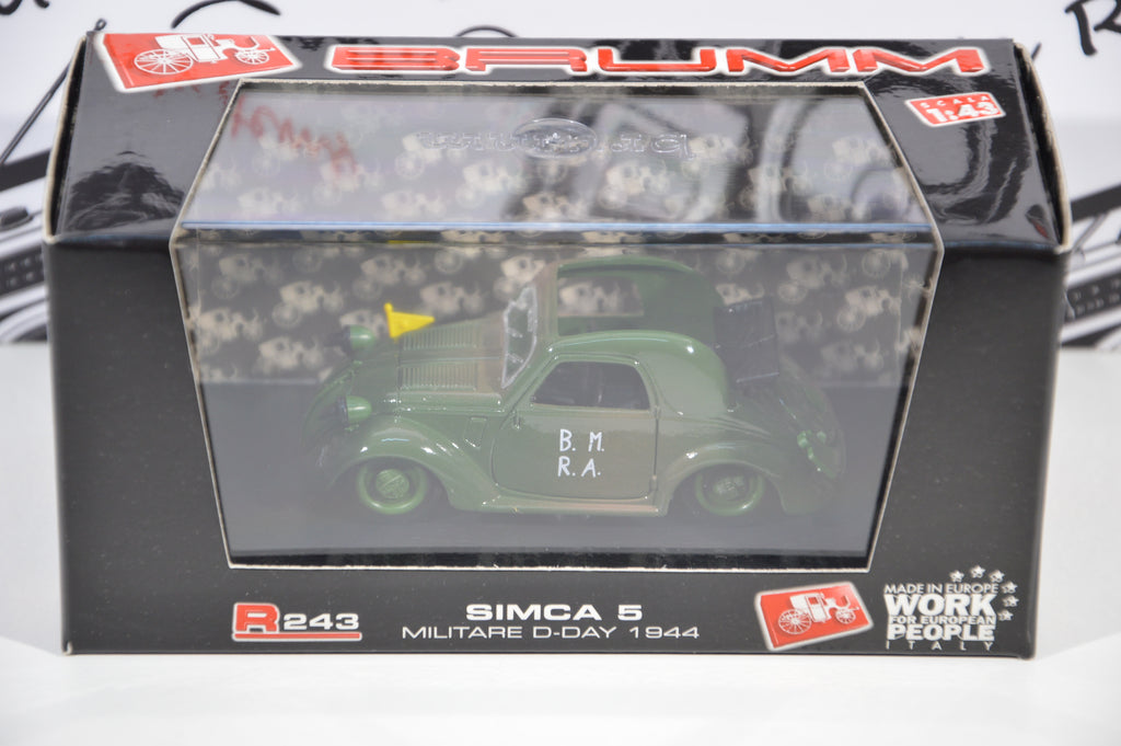 Simca 5 Militare D-Day 1944 Brumm