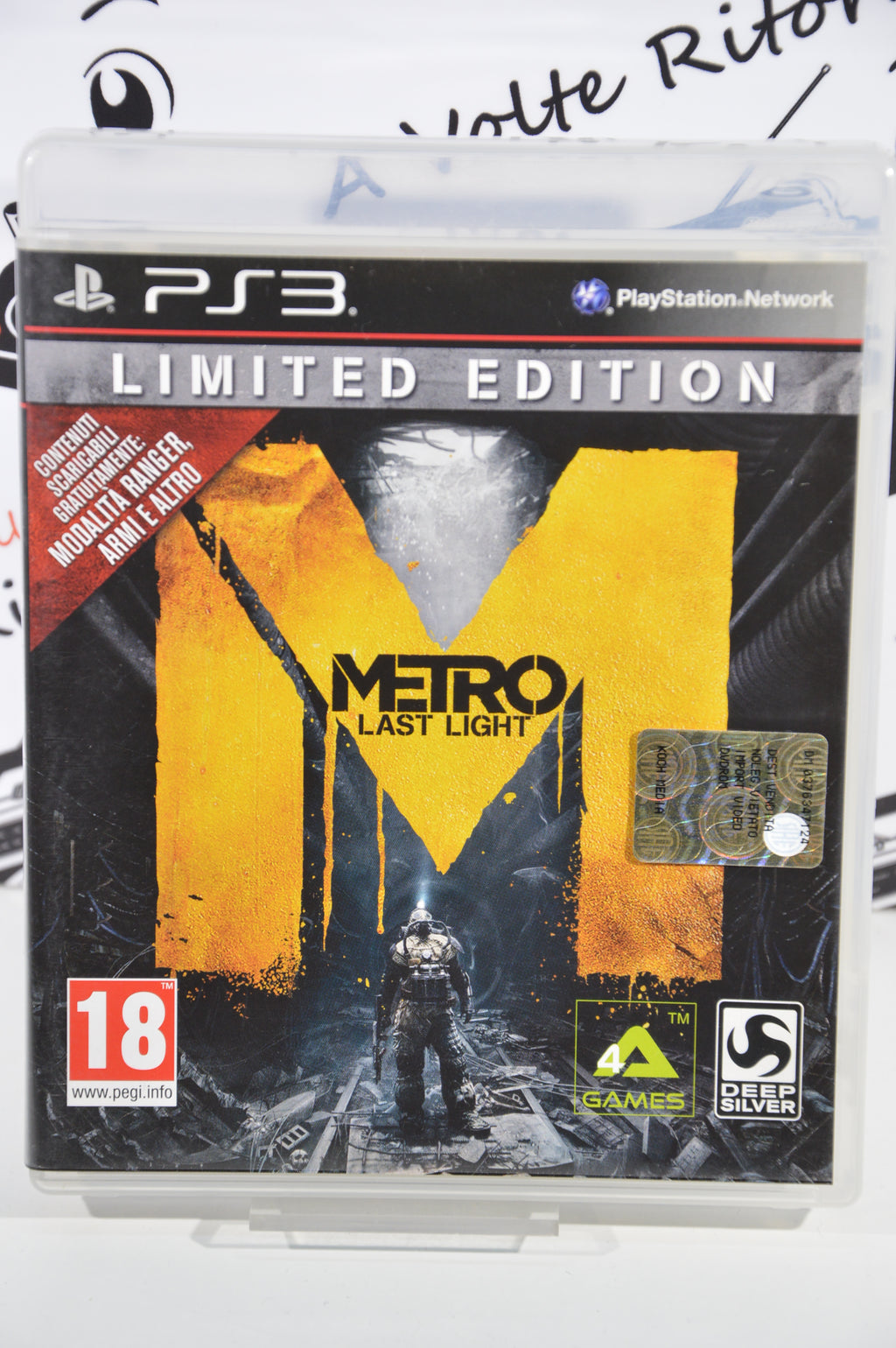 Metro last light PlayStation 3 18+ Multilingua