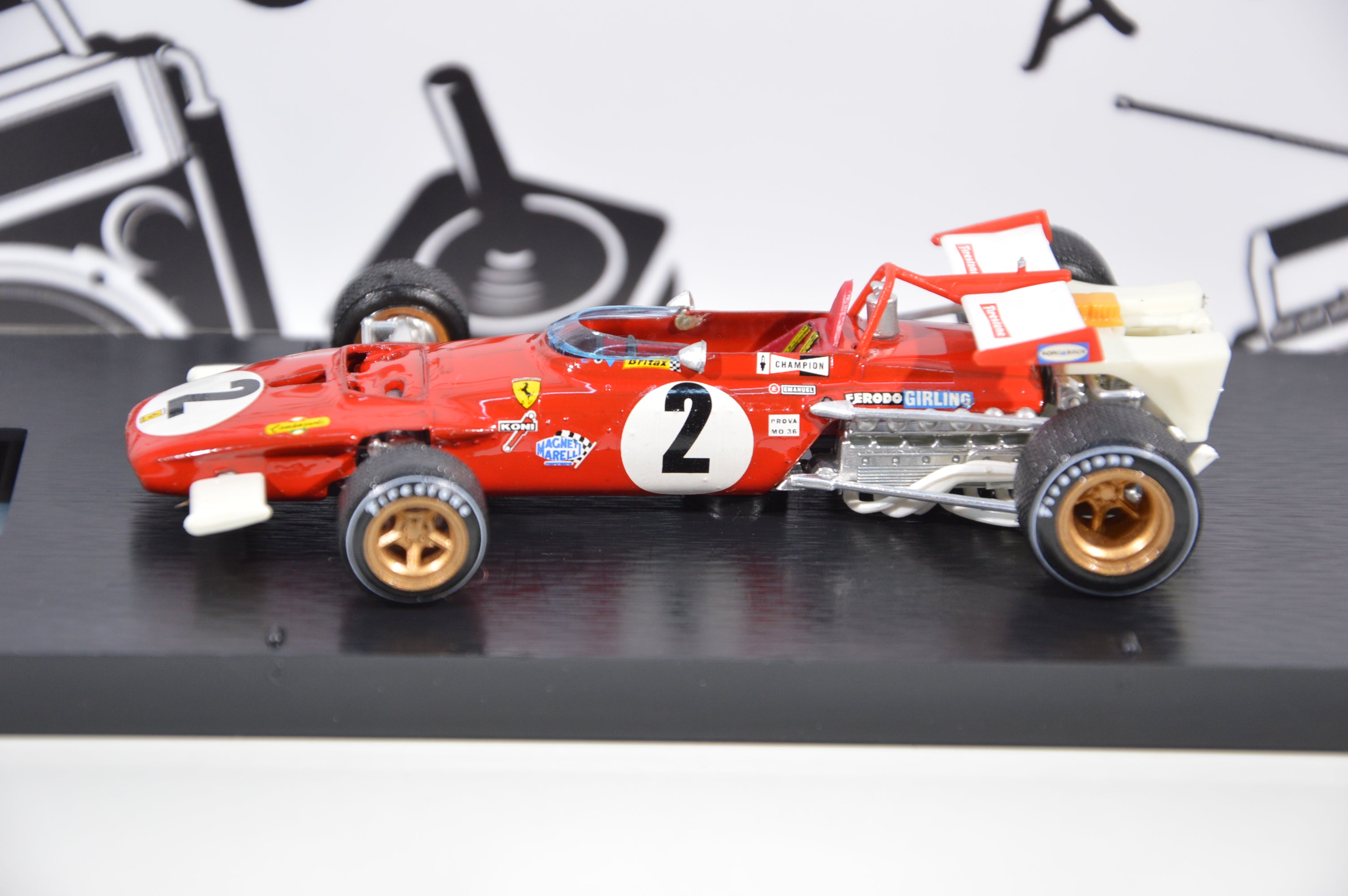 Ferrari 312B Gp Italia 1970 Ickx Brumm