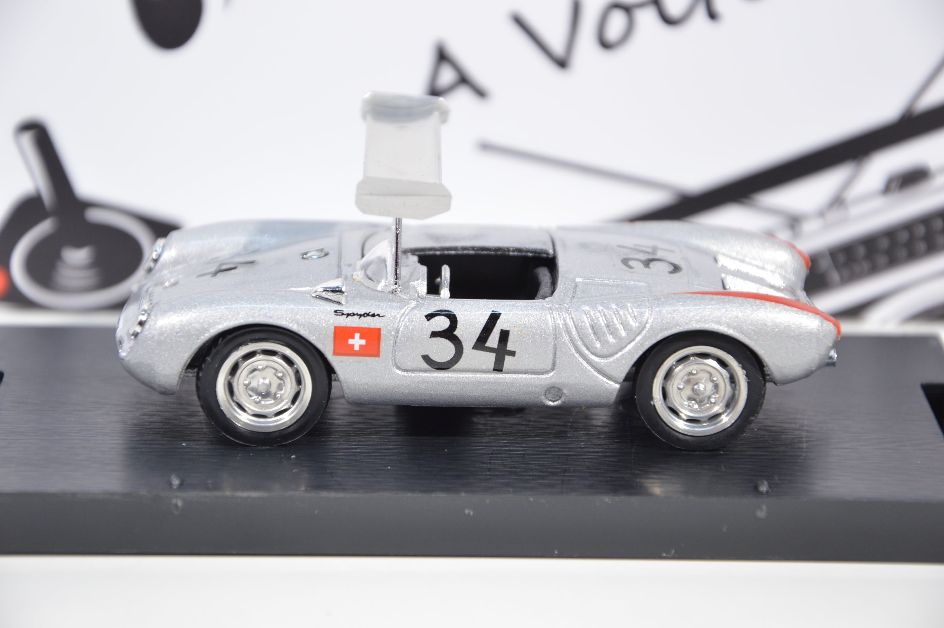 Porsche 550 rs 1000 km Nurburgring M. May 1956 Brumm