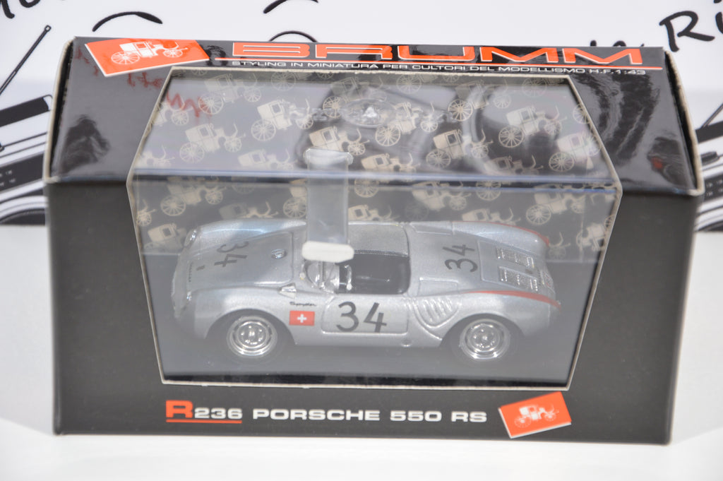 Porsche 550 rs 1000 km Nurburgring M. May 1956 Brumm
