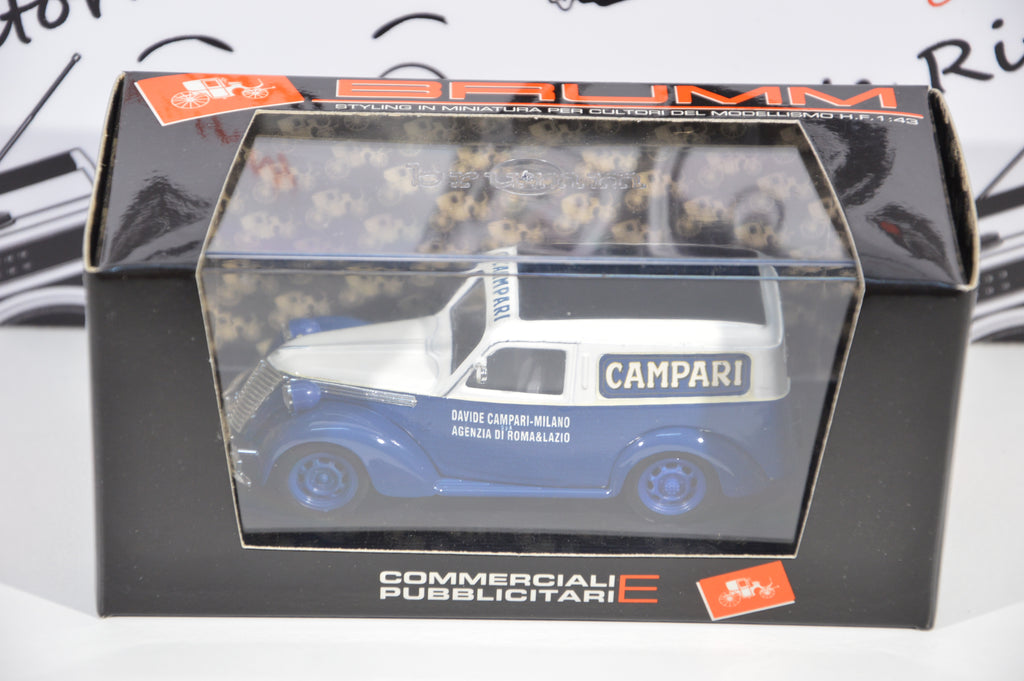 Fiat 1100E Furgone Campari 1952 Brumm