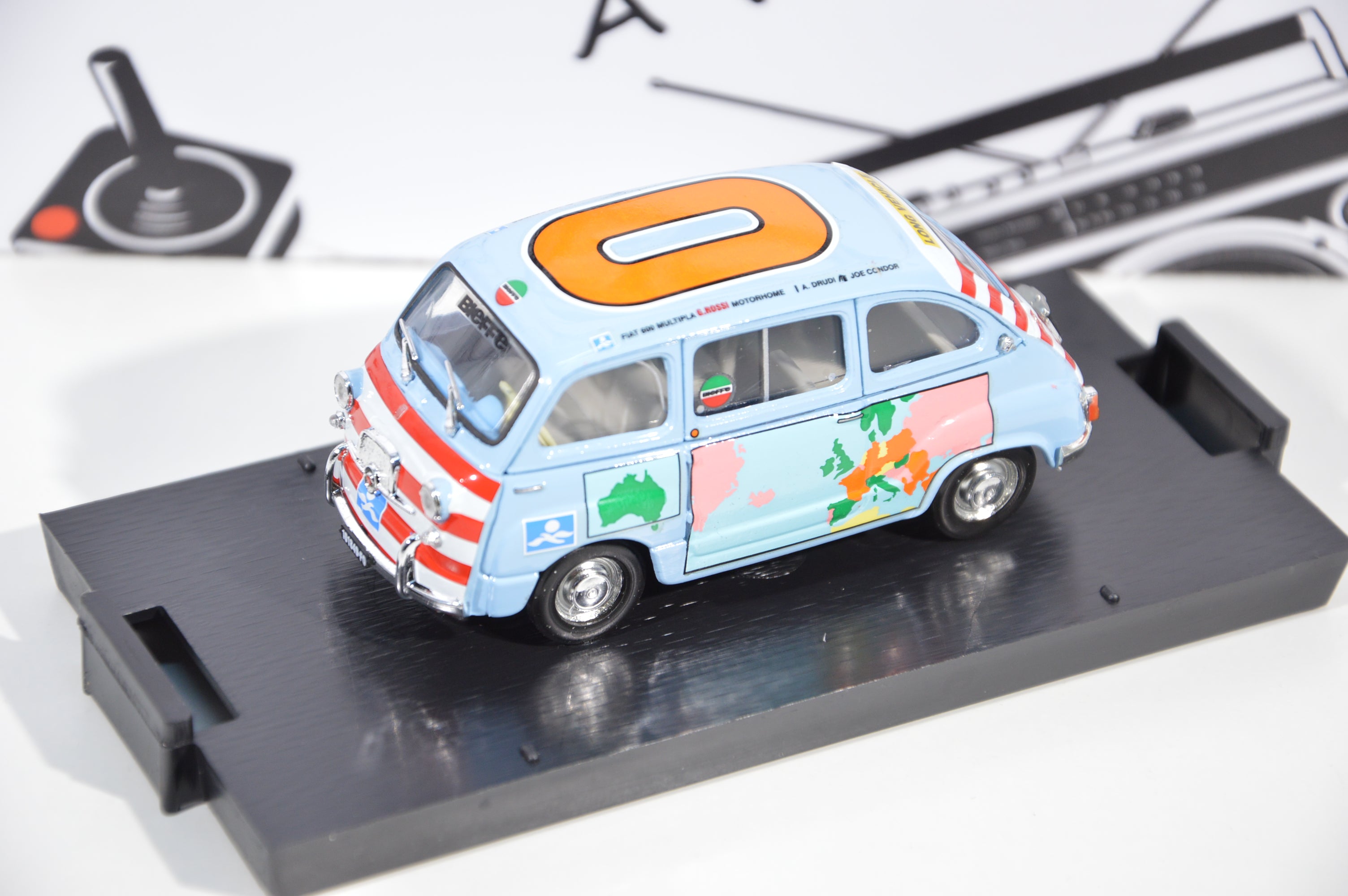 Fiat 600D Multipla Graziano Rossi motorhome 1960 Aldo Drudi design Brumm