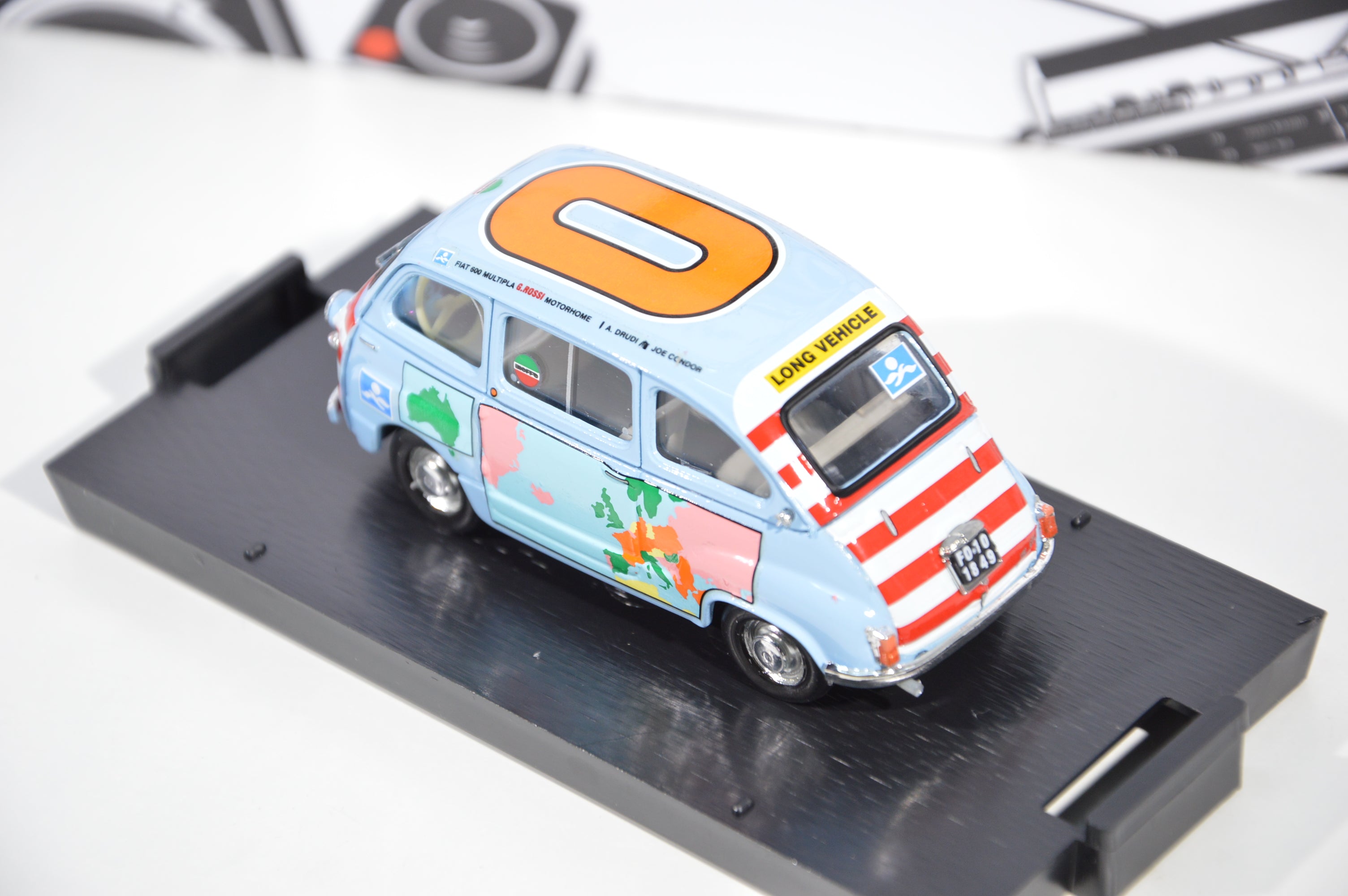 Fiat 600D Multipla Graziano Rossi motorhome 1960 Aldo Drudi design Brumm