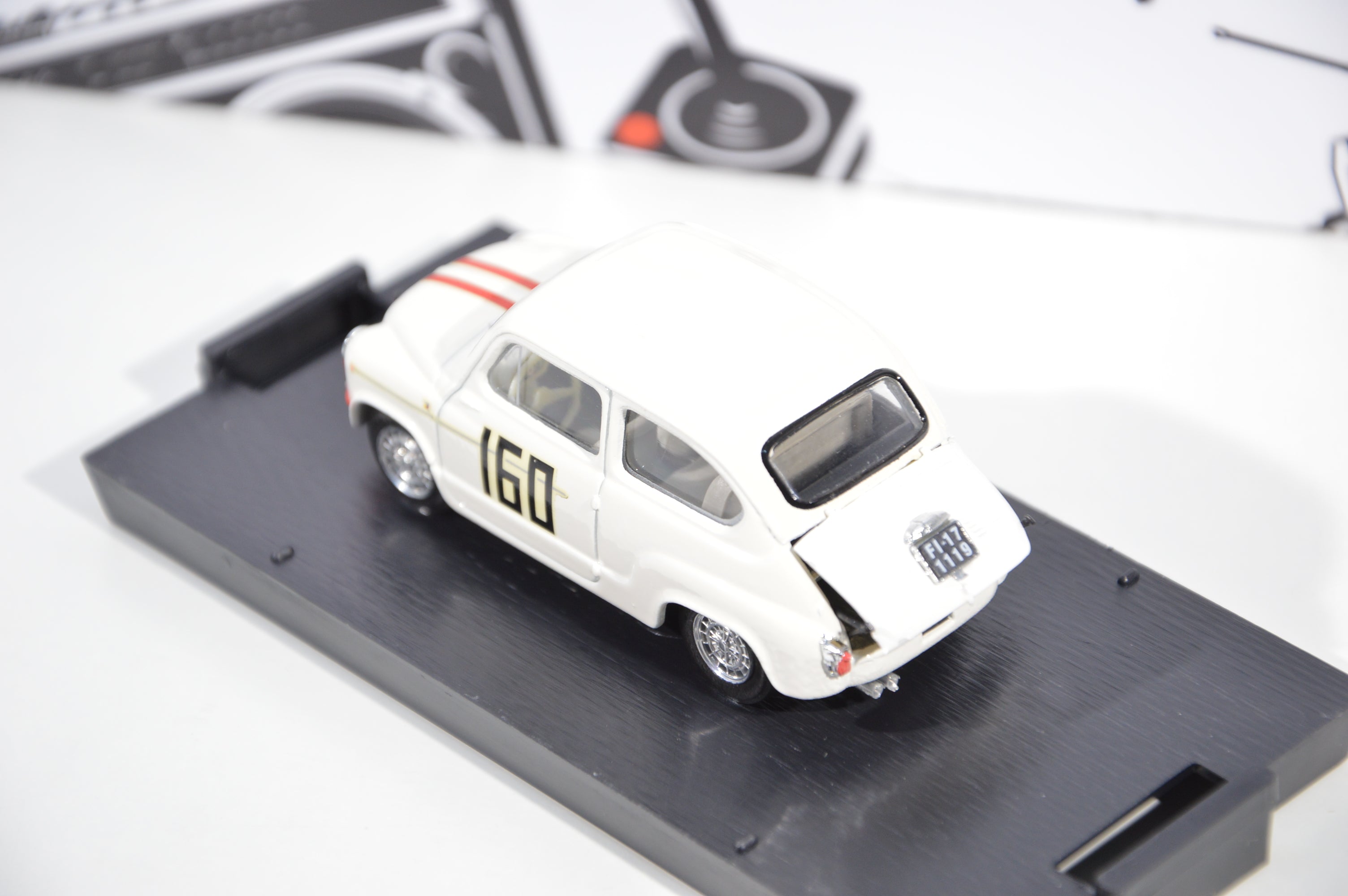 Fiat Abarth 850tc Pieve santo Stefano Piero Falorni 1962 Brumm