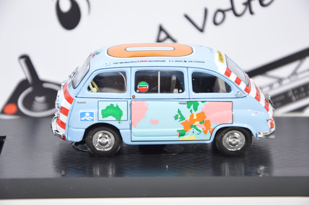 Fiat 600D Multipla Graziano Rossi motorhome 1960 Aldo Drudi design Brumm