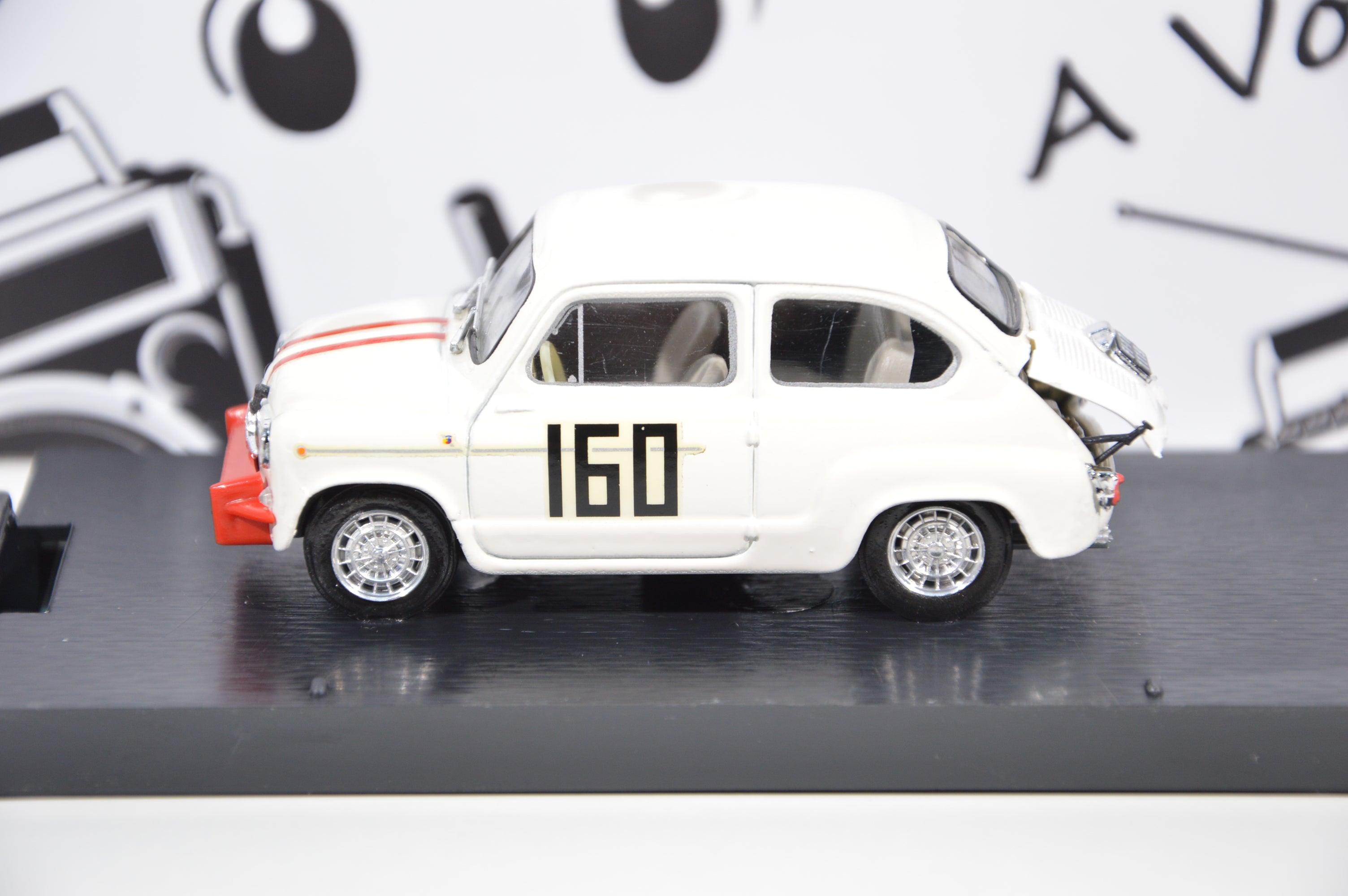Fiat Abarth 850tc Pieve santo Stefano Piero Falorni 1962 Brumm