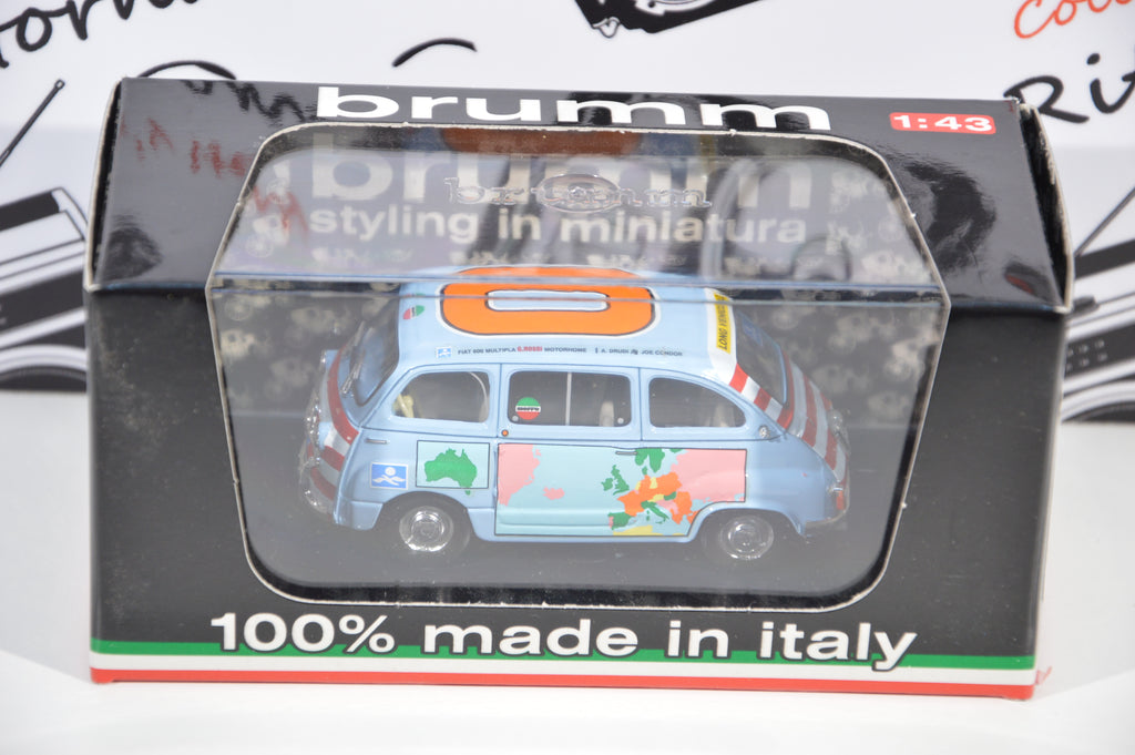 Fiat 600D Multipla Graziano Rossi motorhome 1960 Aldo Drudi design Brumm