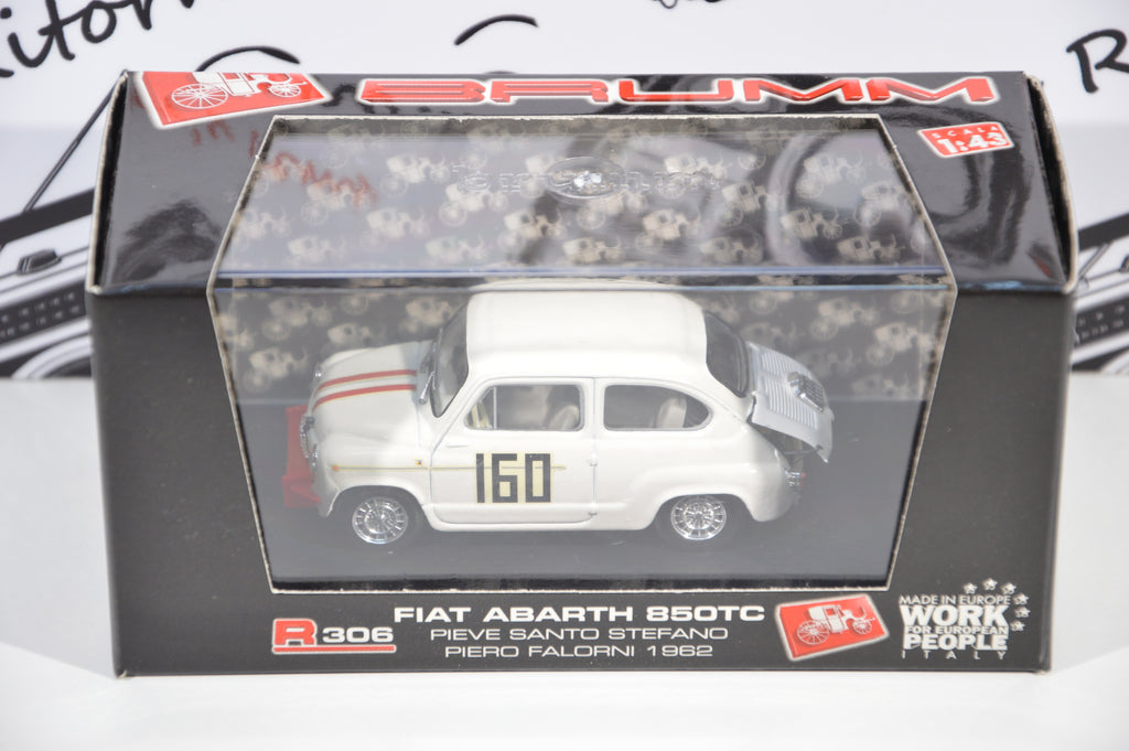 Fiat Abarth 850tc Pieve santo Stefano Piero Falorni 1962 Brumm