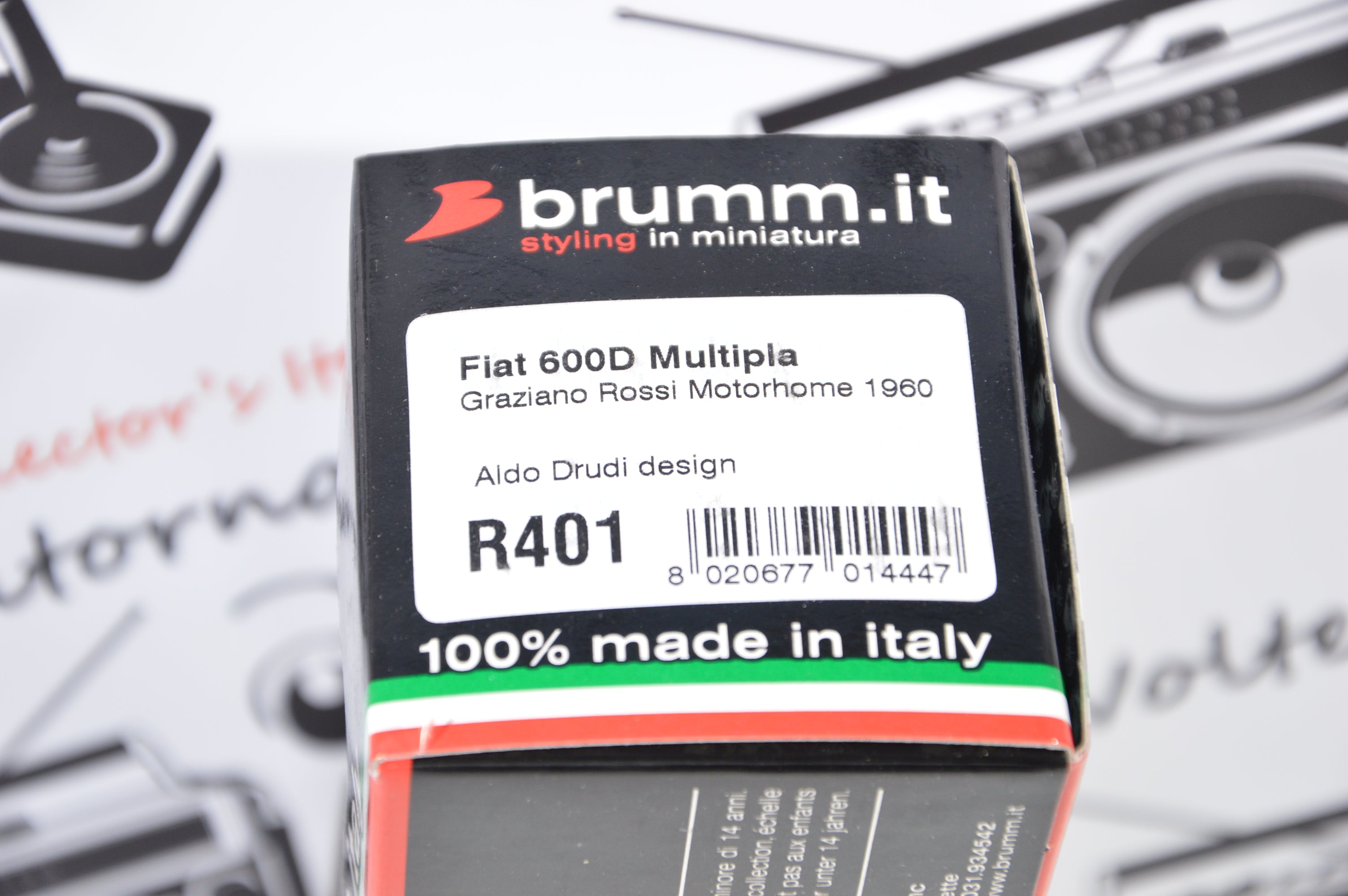 Fiat 600D Multipla Graziano Rossi motorhome 1960 Aldo Drudi design Brumm
