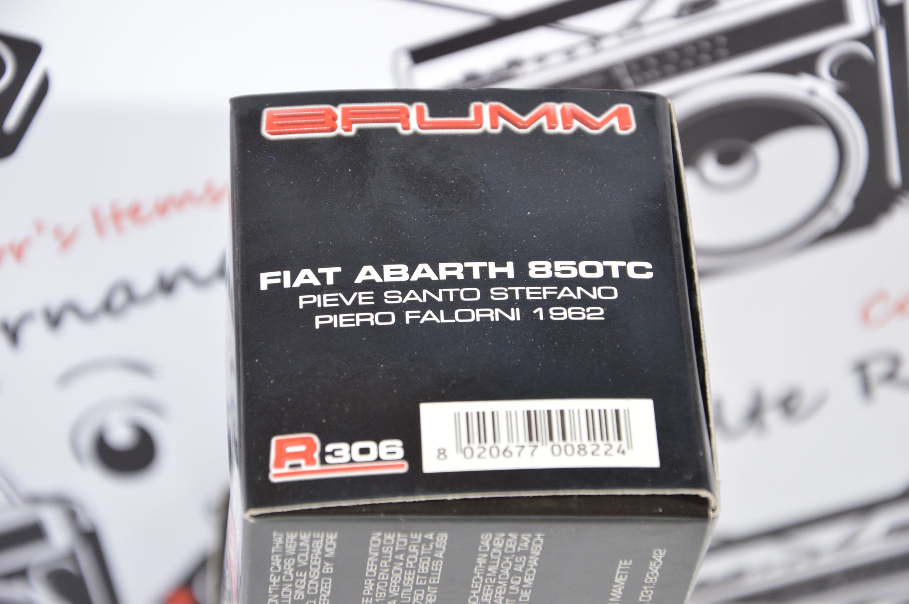 Fiat Abarth 850tc Pieve santo Stefano Piero Falorni 1962 Brumm