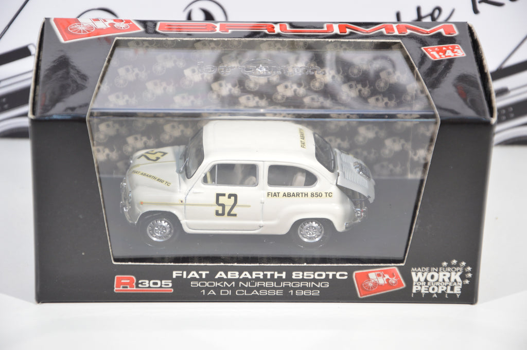 Fiat Abarth 850TC 500 Km Nurburgring 1a di classe 1962 Brumm