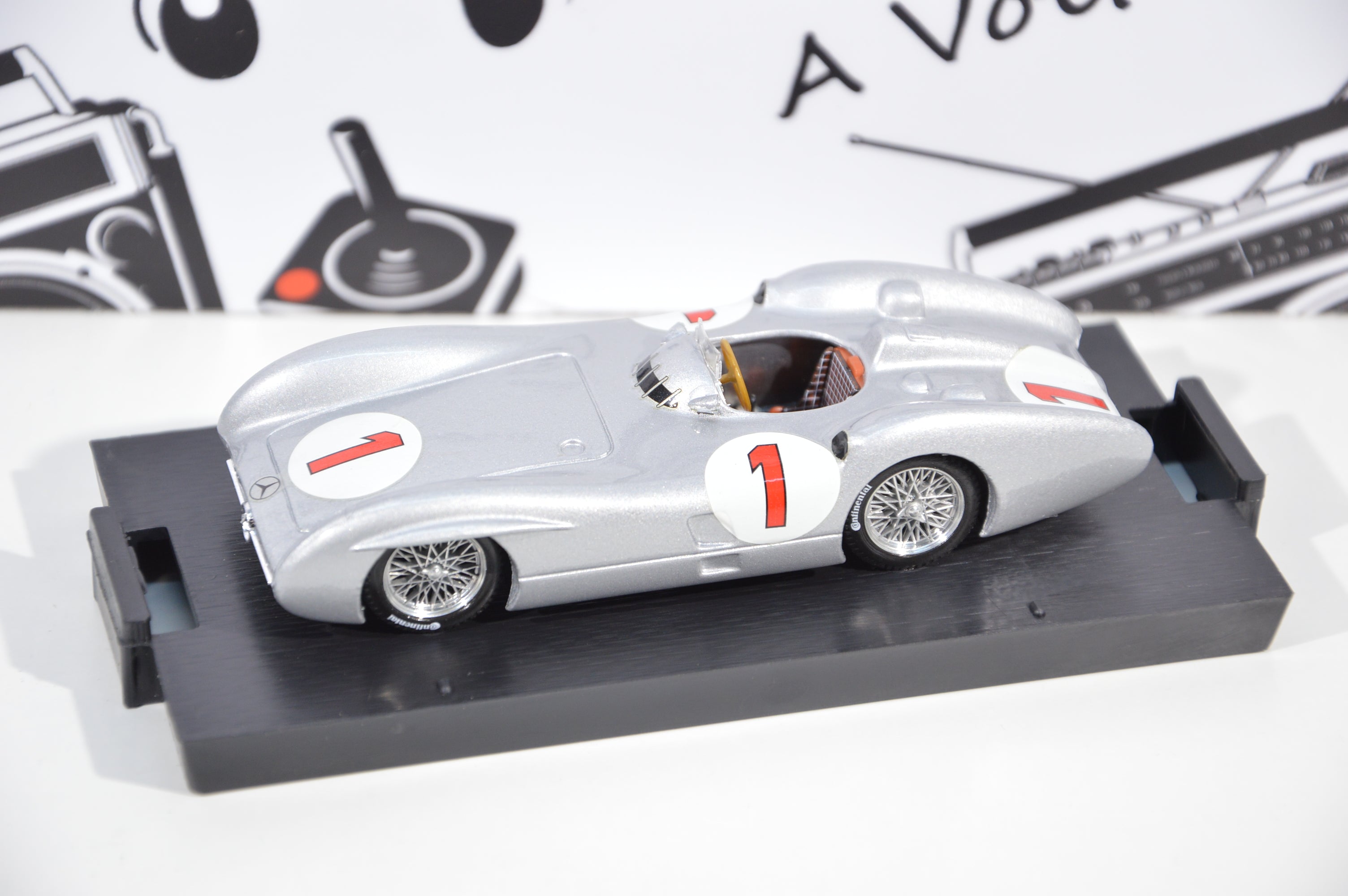 Mercedes w196c Gp Gran Bretagna 1954 Juan Manuel Fangio Brumm
