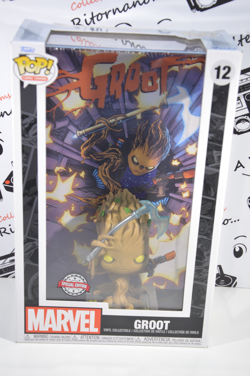 Groot Funko pop comic cover #12 limited edition