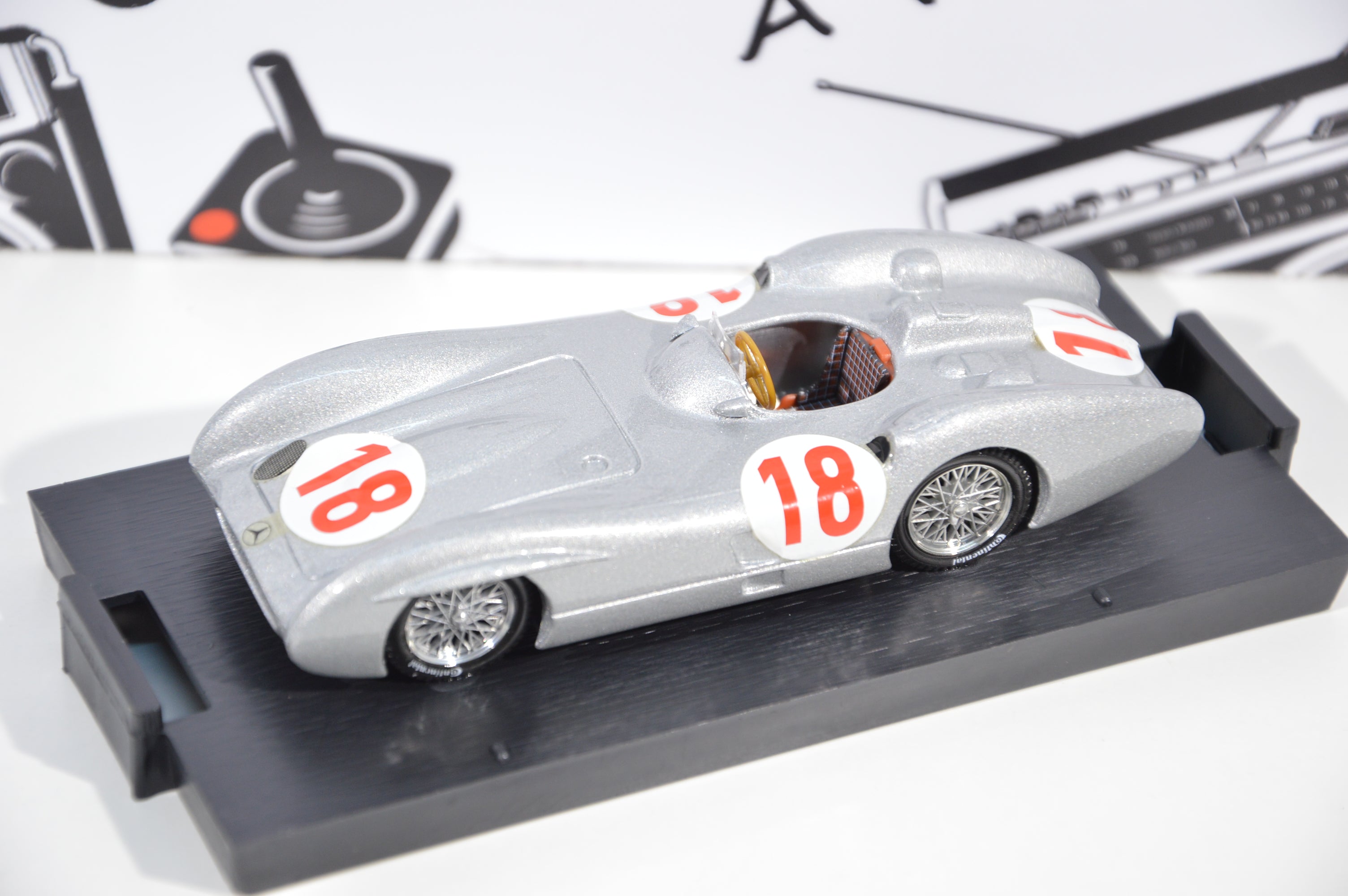 Mercedes W196c Gp Italia 1955 Brumm