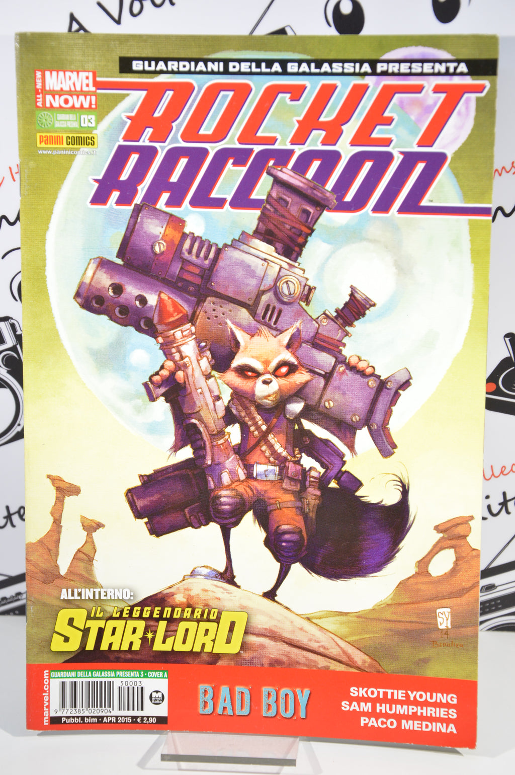 I guardiani della galassia n° 3 cover A Marvel now
