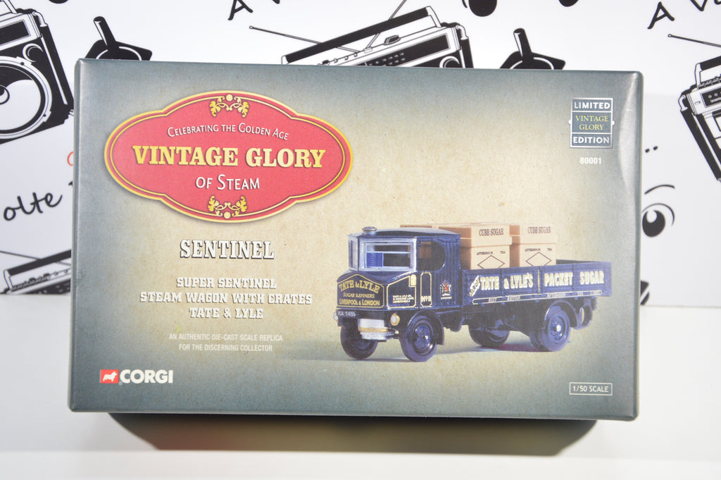 Super sentinel steam wagon with grates TATE & LYLE Corgi 1:50